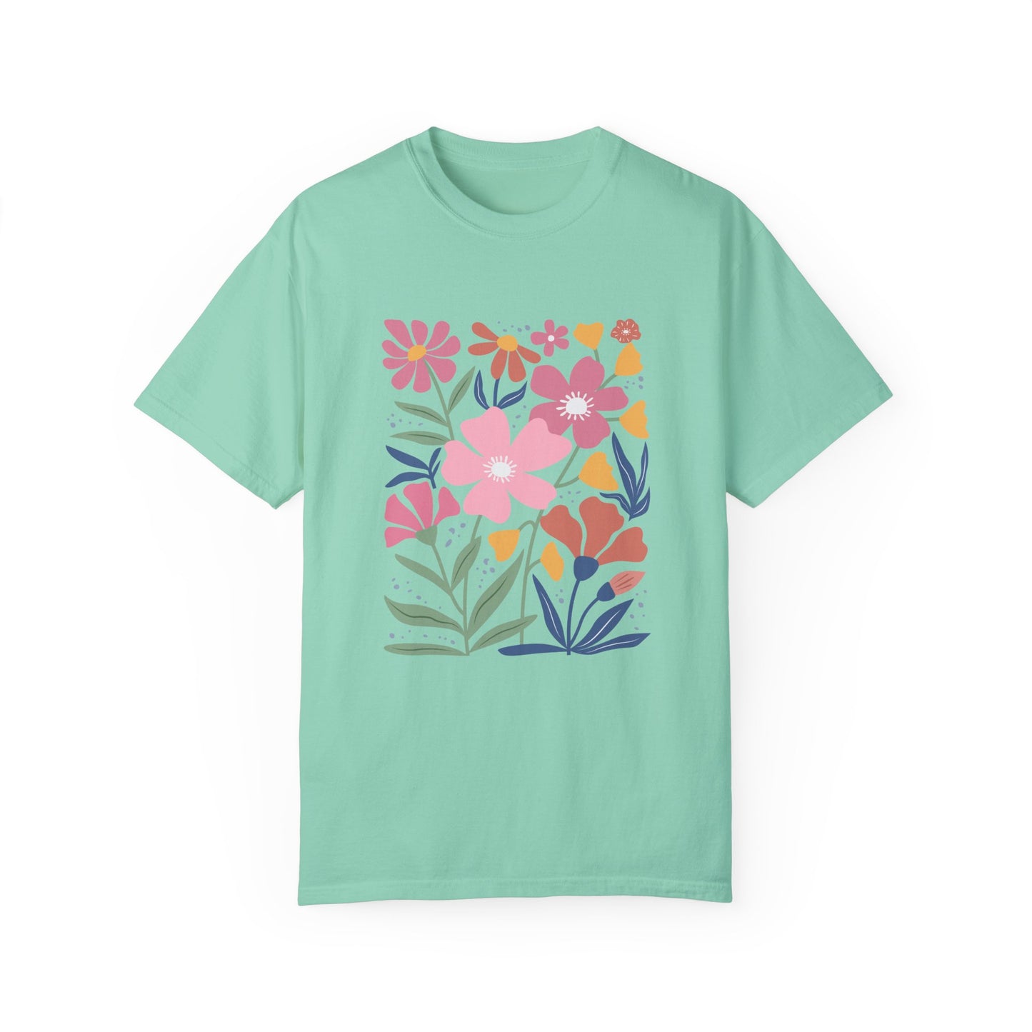 Boho Flowers Comfort Colors T-Shirt