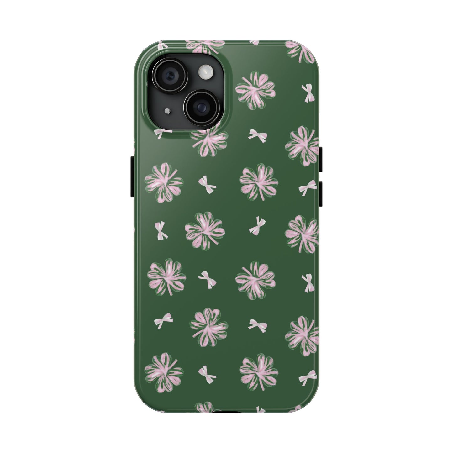Shamrock Pink Bows Tough Phone Case