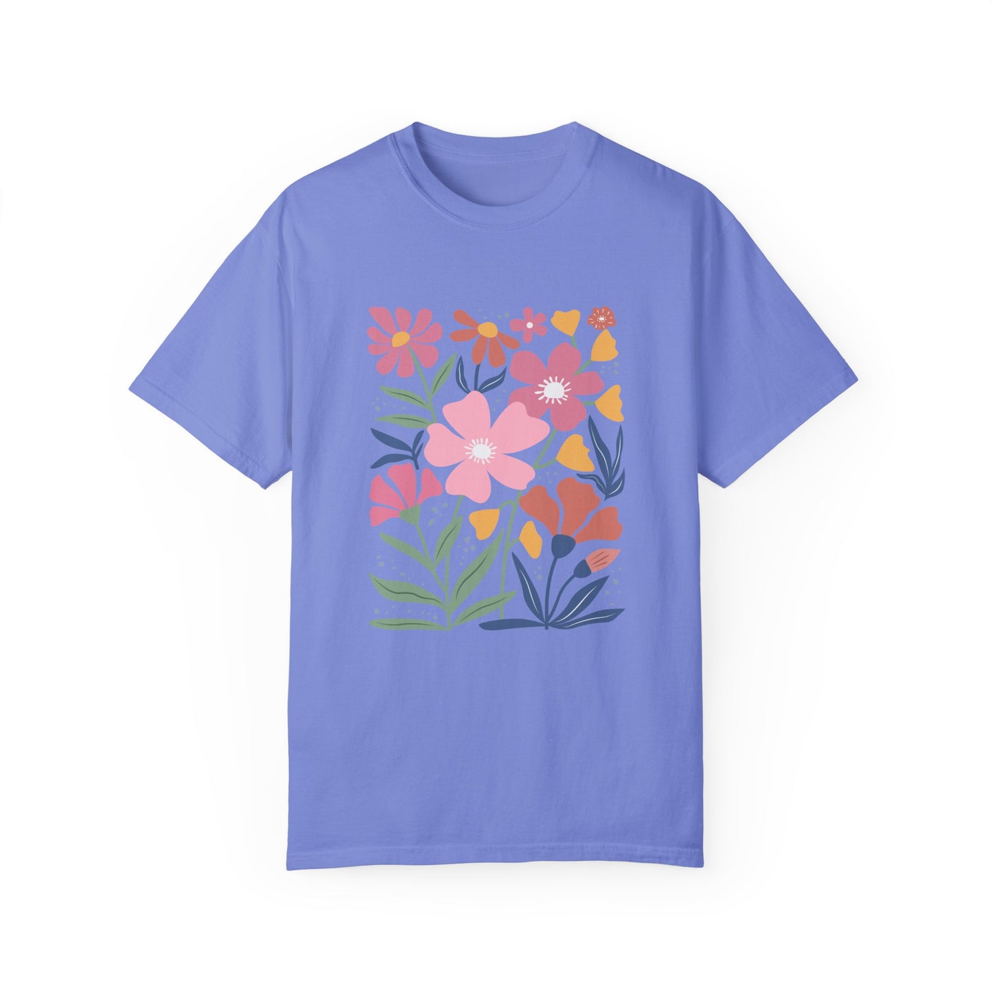Boho Flowers Comfort Colors T-Shirt