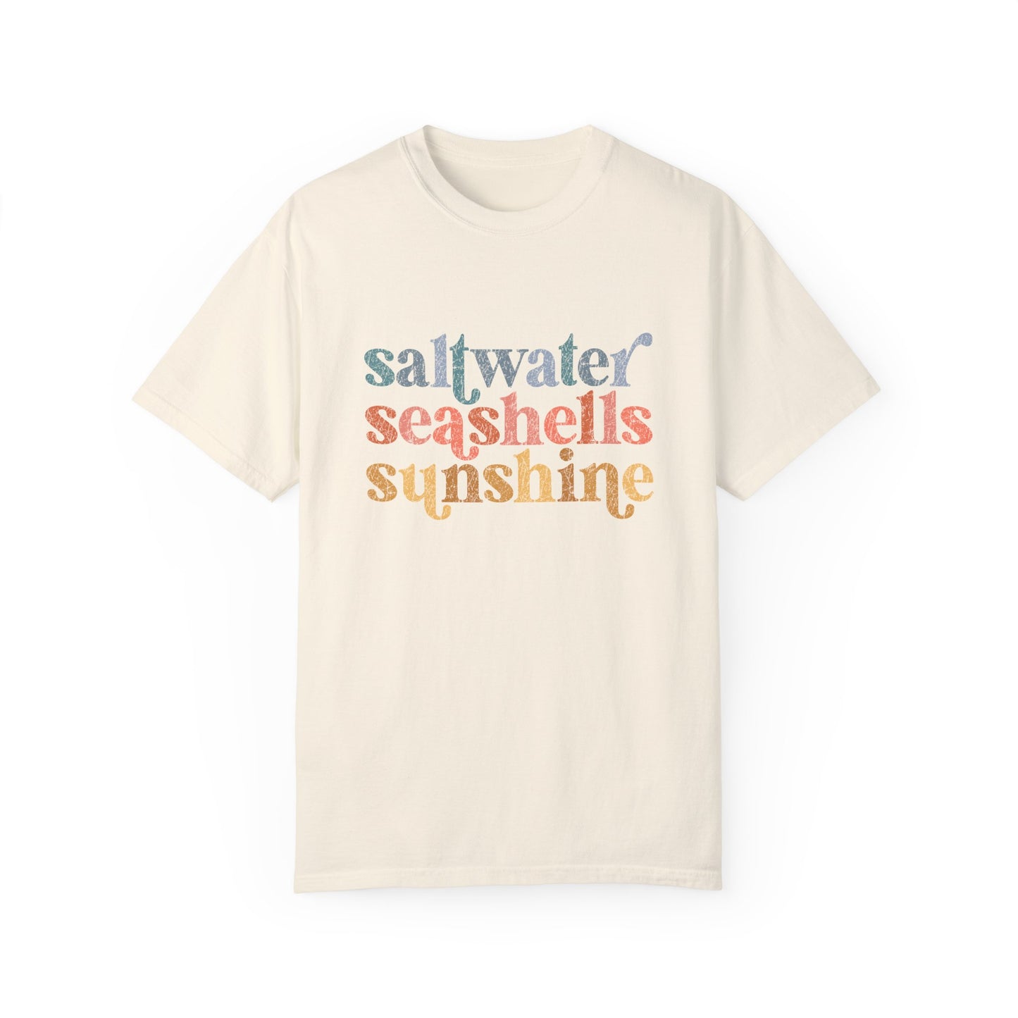 Saltwater Seashells Sunshine Comfort Colors Tee