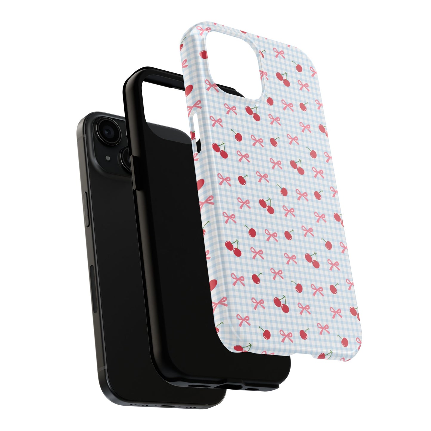Coquette Cherry Bow Phone Case