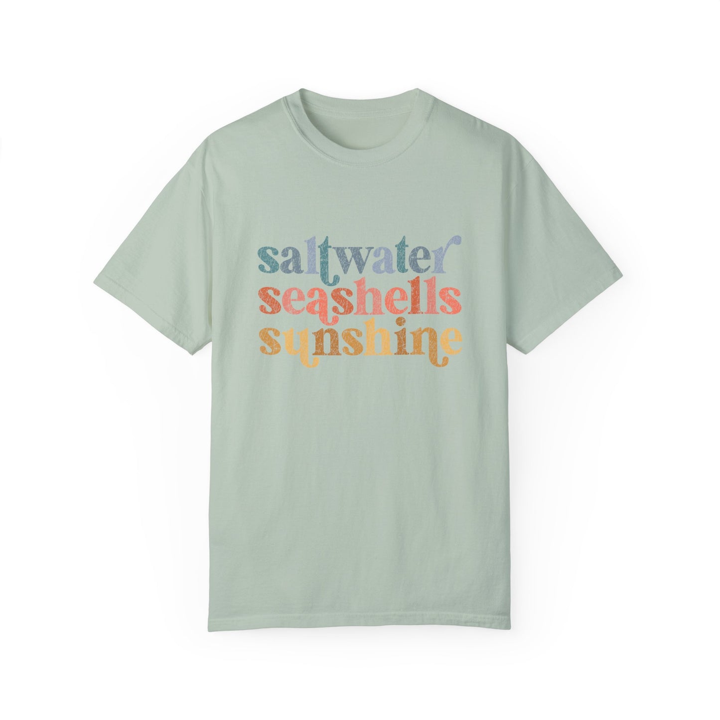 Saltwater Seashells Sunshine Comfort Colors Tee