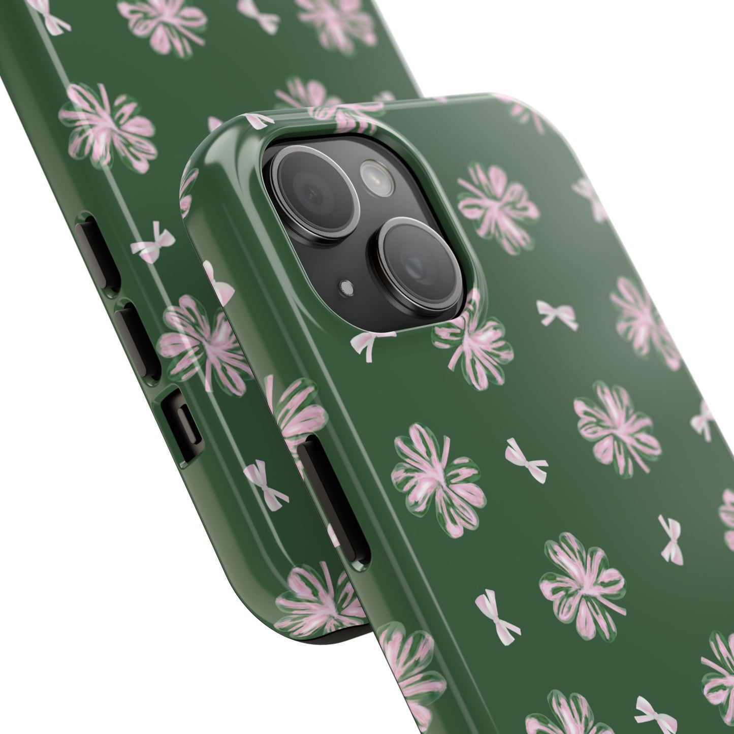 Shamrock Pink Bows Tough Phone Case