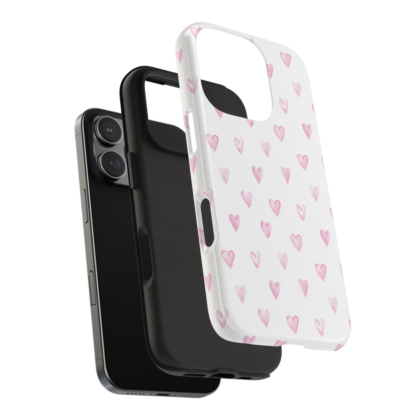 Chic Heart Pattern Phone Case