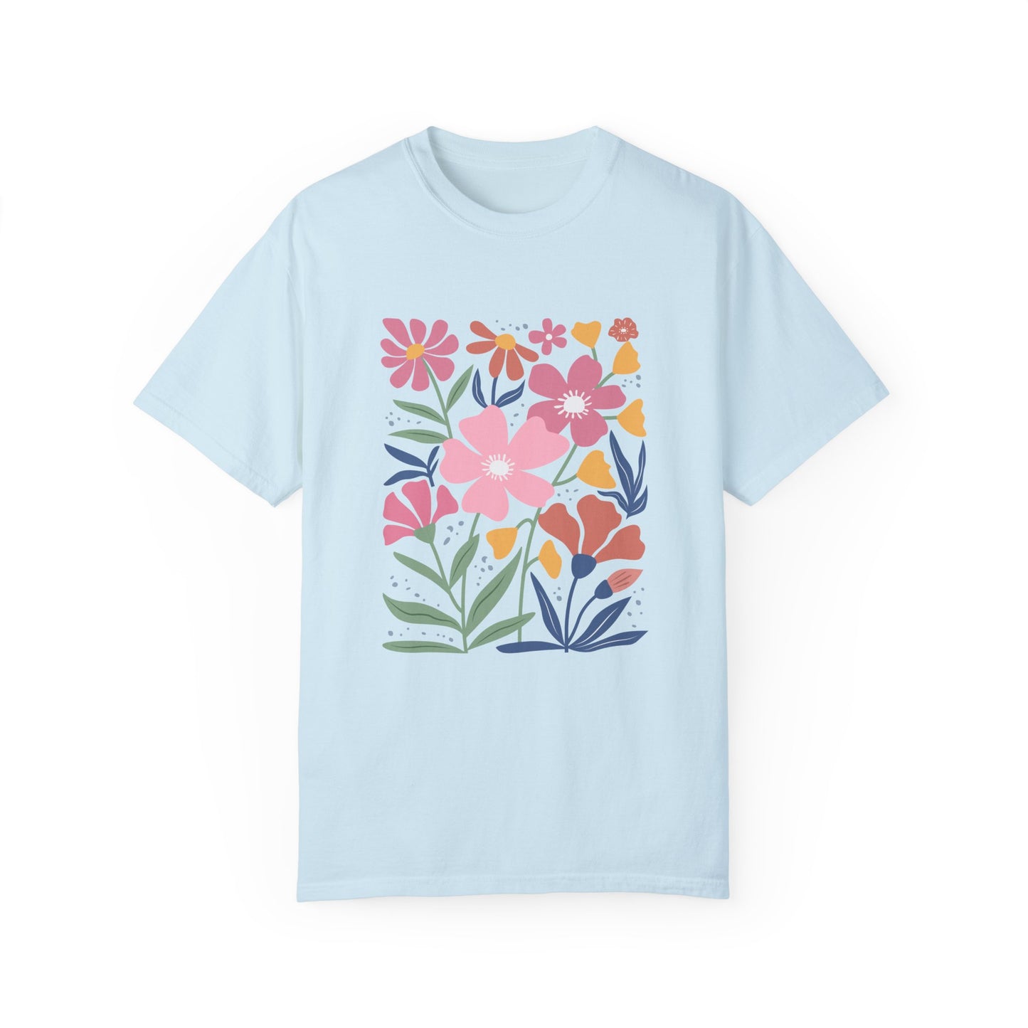 Boho Flowers Comfort Colors T-Shirt