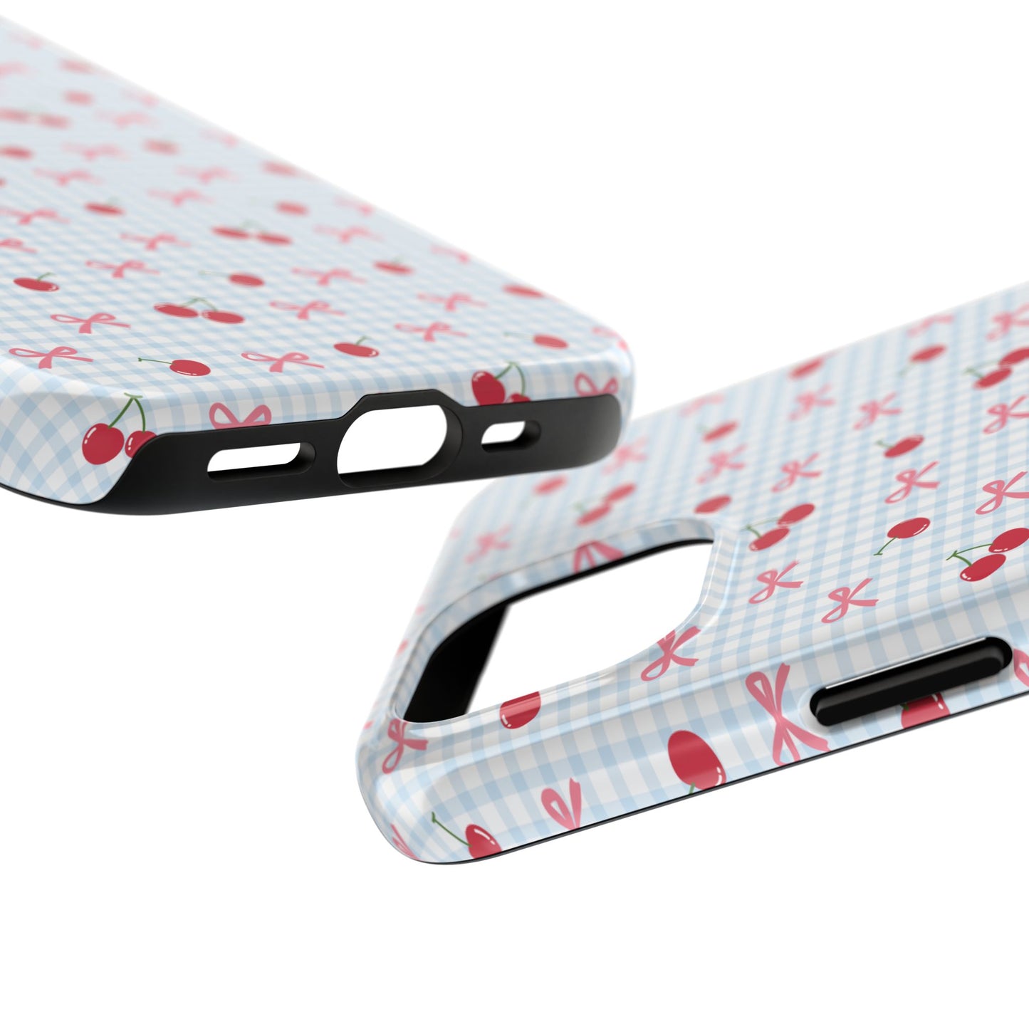 Coquette Cherry Bow Phone Case