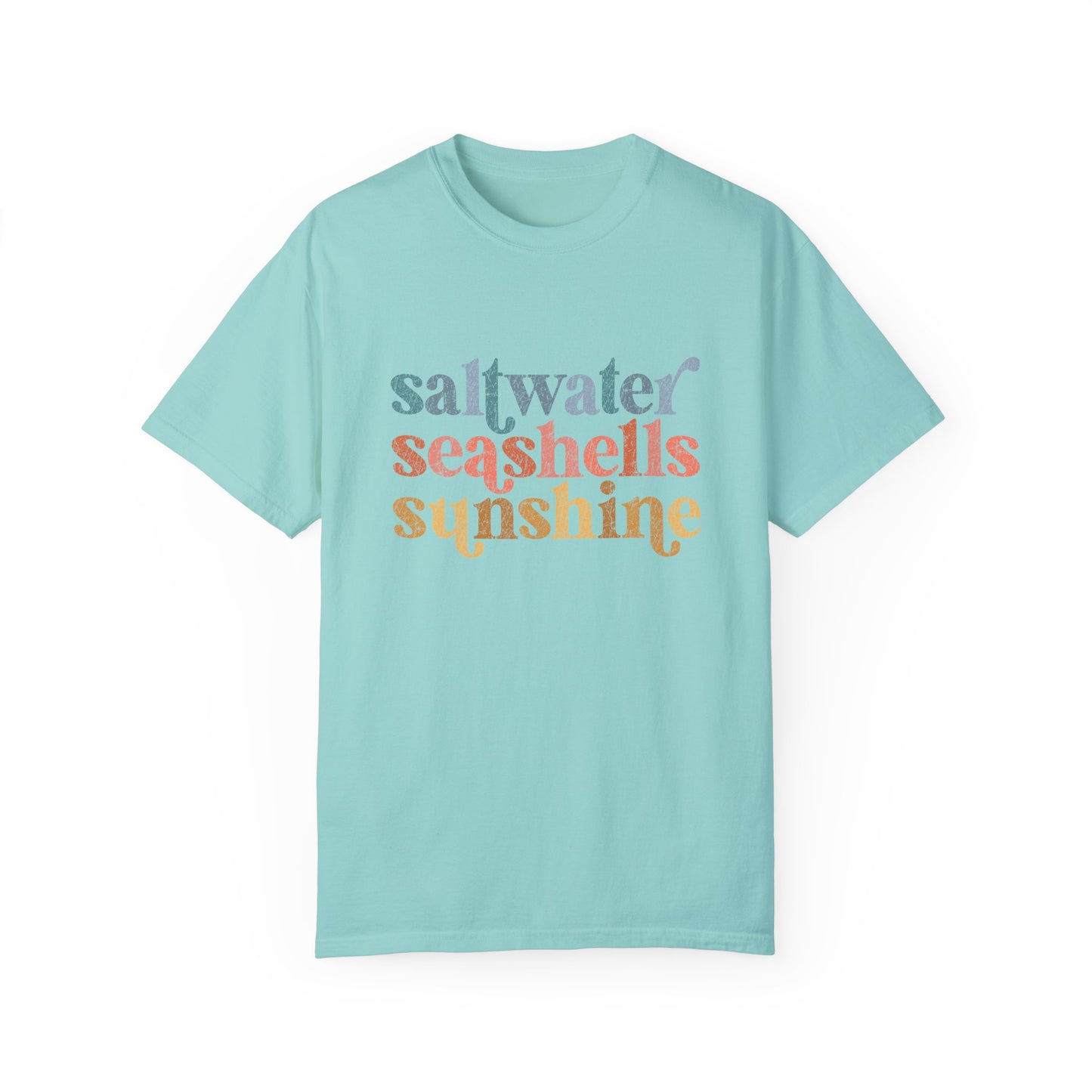Saltwater Seashells Sunshine Comfort Colors Tee