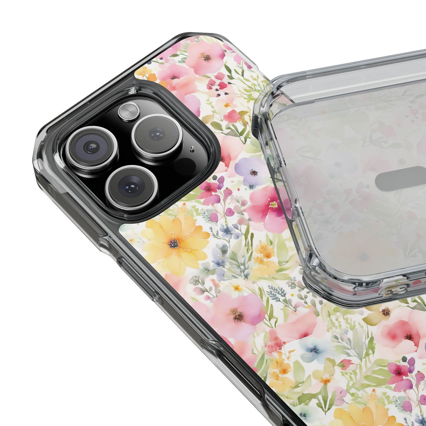 Floral PhoneMagnetic Clear Case