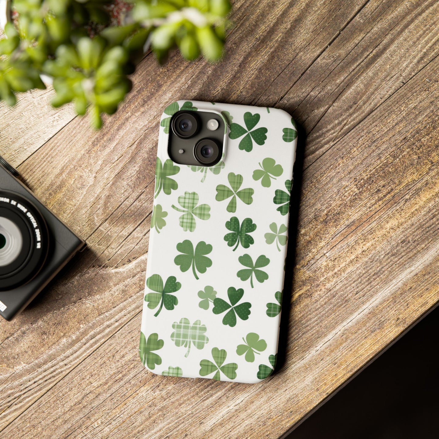 Lucky Shamrock Slim Phone Case - St. Patrick’s Day Design