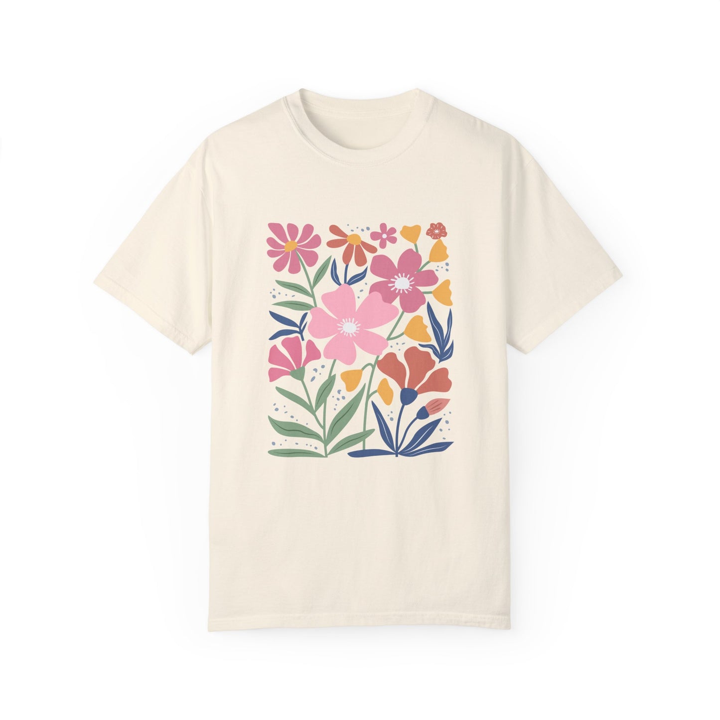 Boho Flowers Comfort Colors T-Shirt