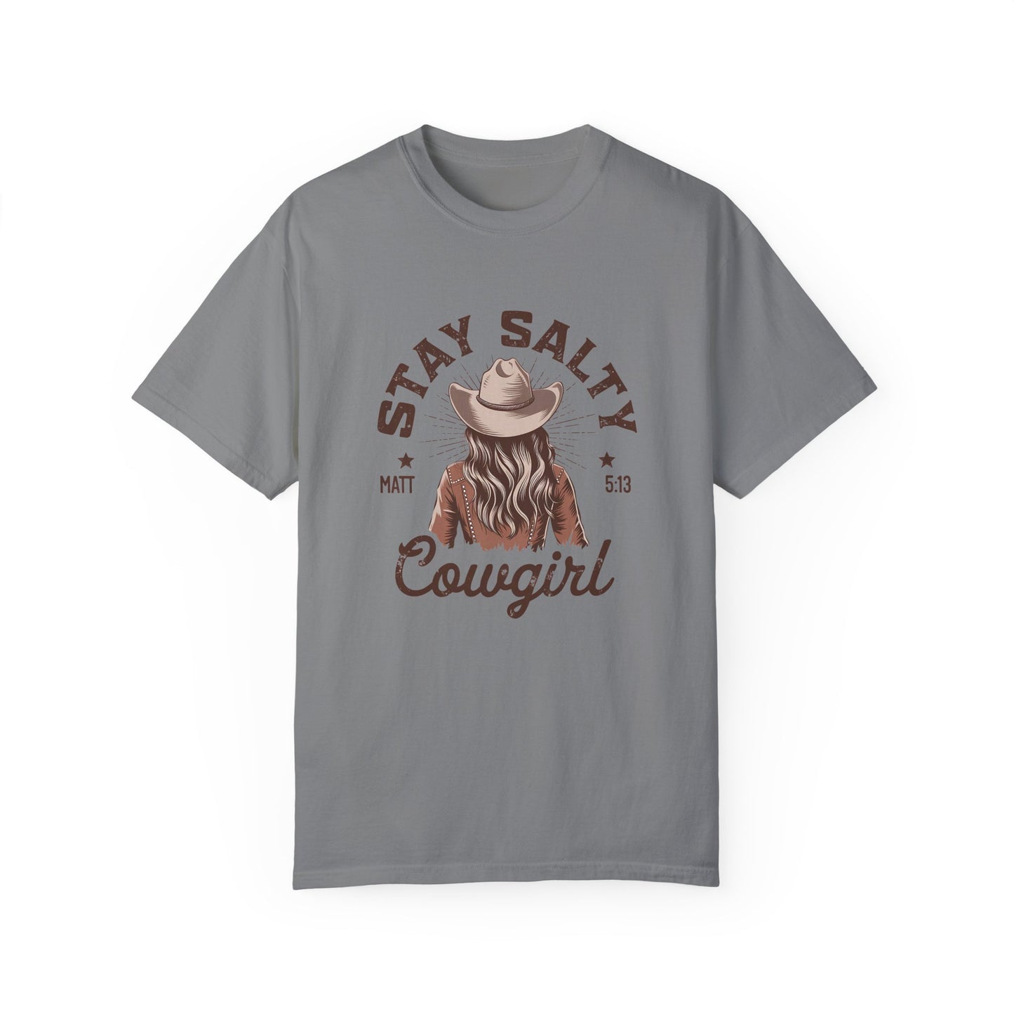 Stay Salty Cowgirl Comfort Colors Tee