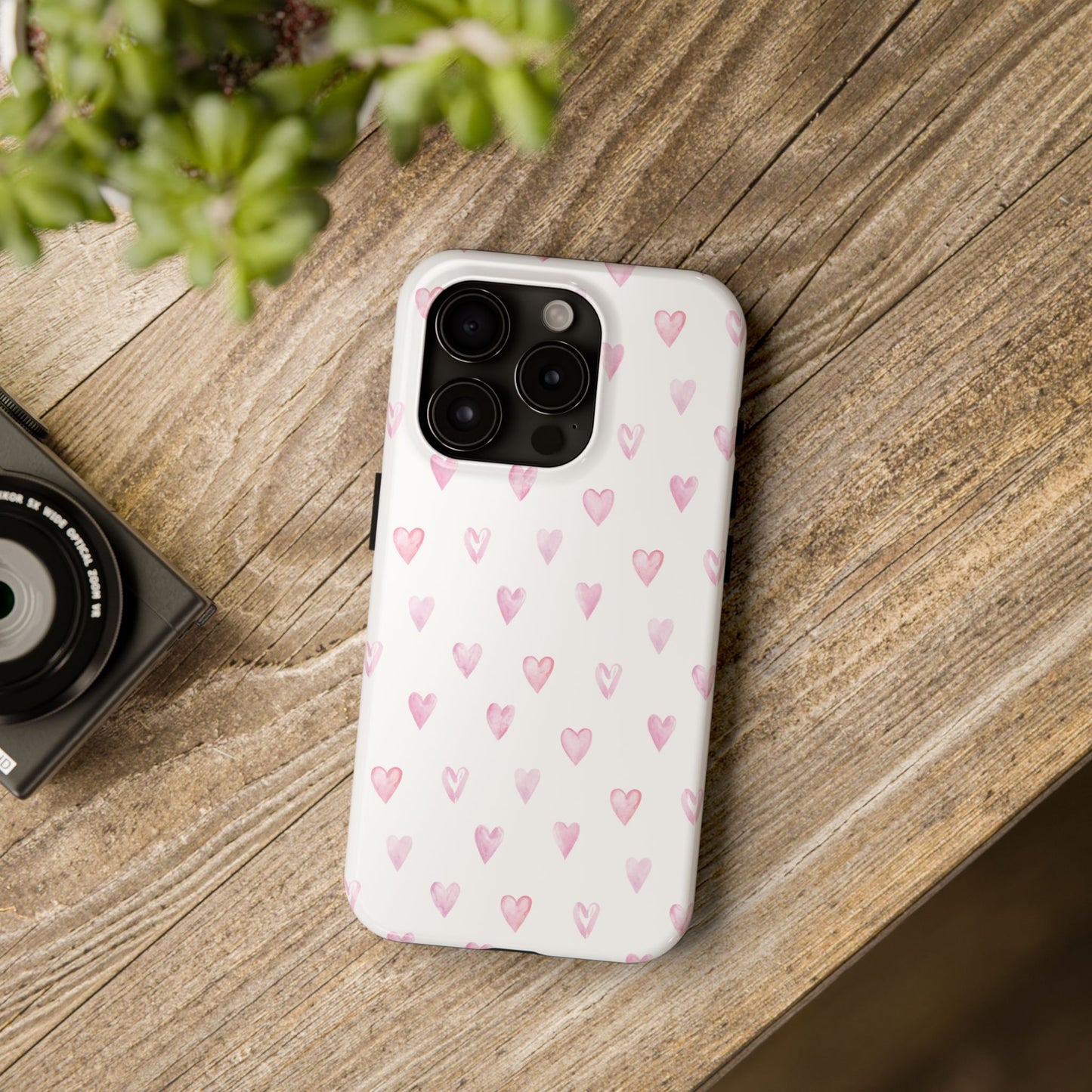 Chic Heart Pattern Phone Case
