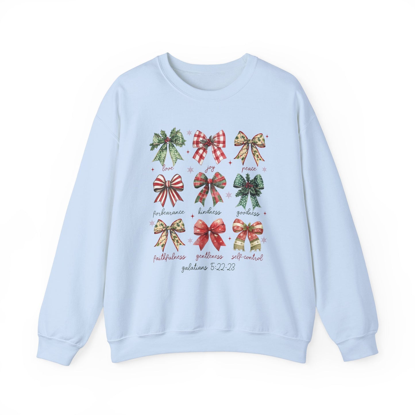 Christmas Bows Colette Galatians Women's Pullover Sweatshirt