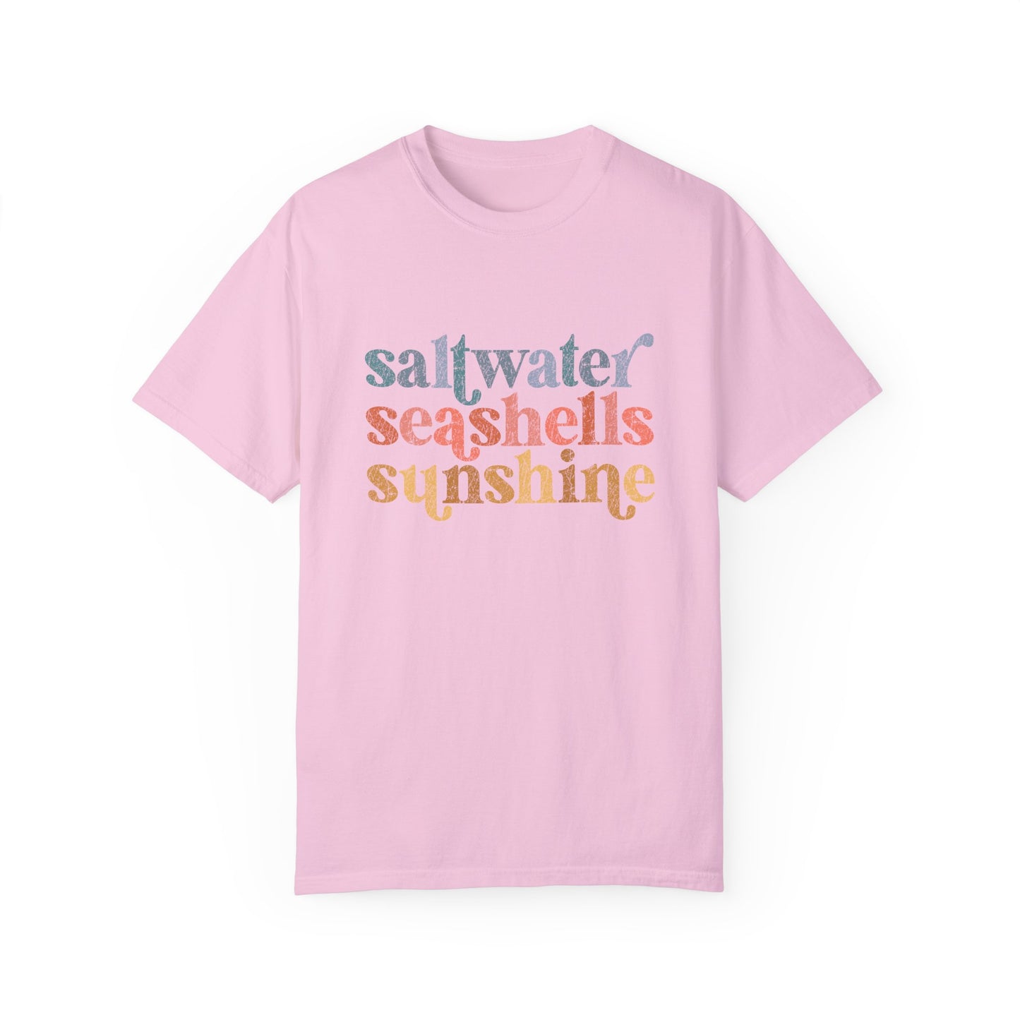Saltwater Seashells Sunshine Comfort Colors Tee