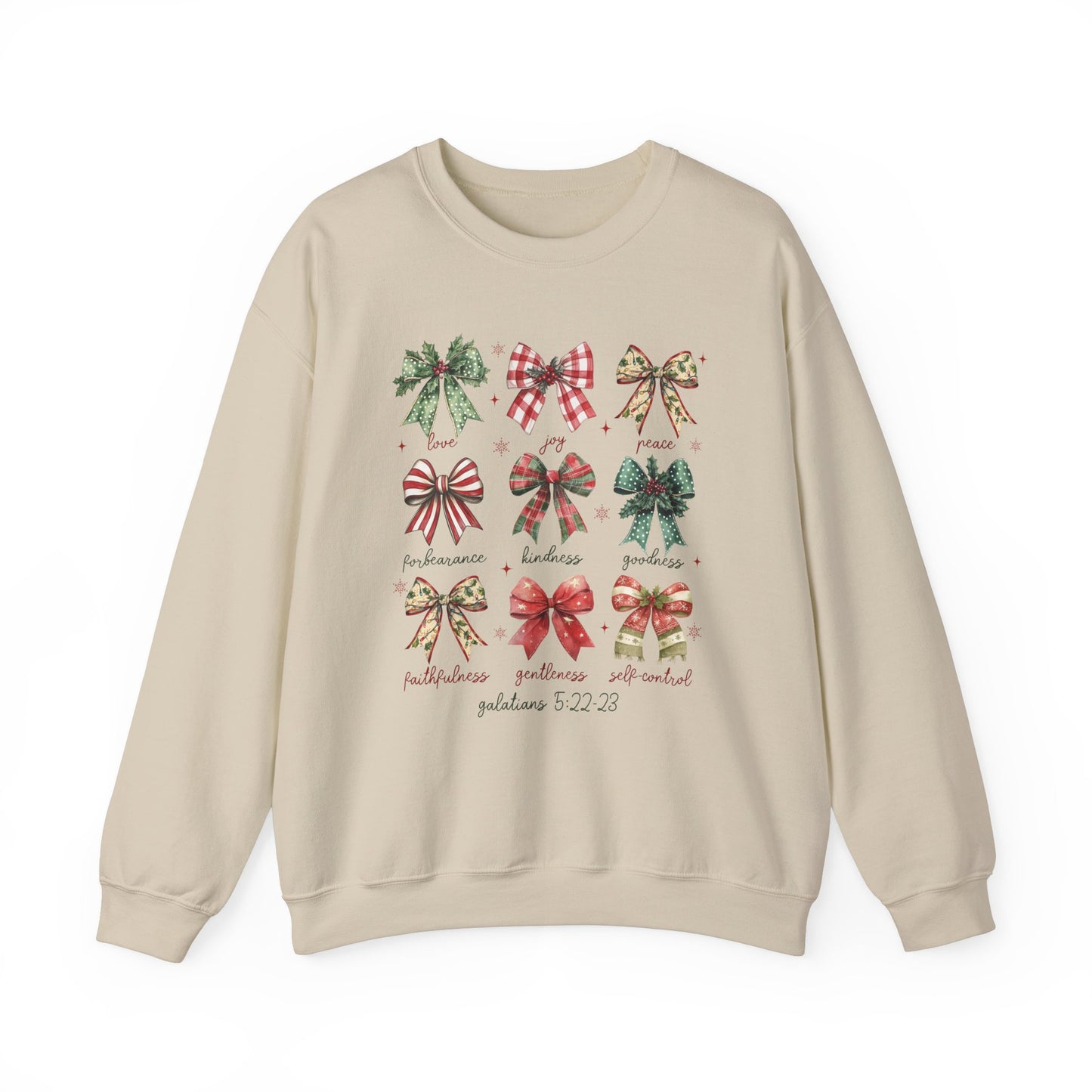 Christmas Bows Colette Galatians Women's Pullover Sweatshirt