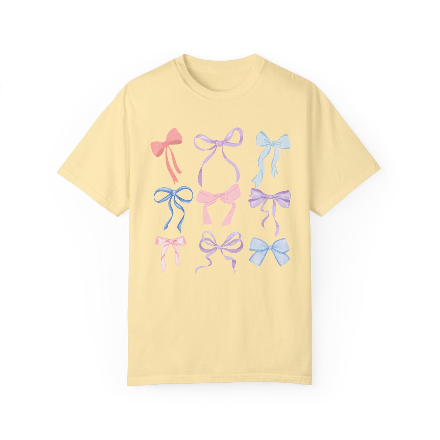 Pastel Bows Comfort Colors Shirt