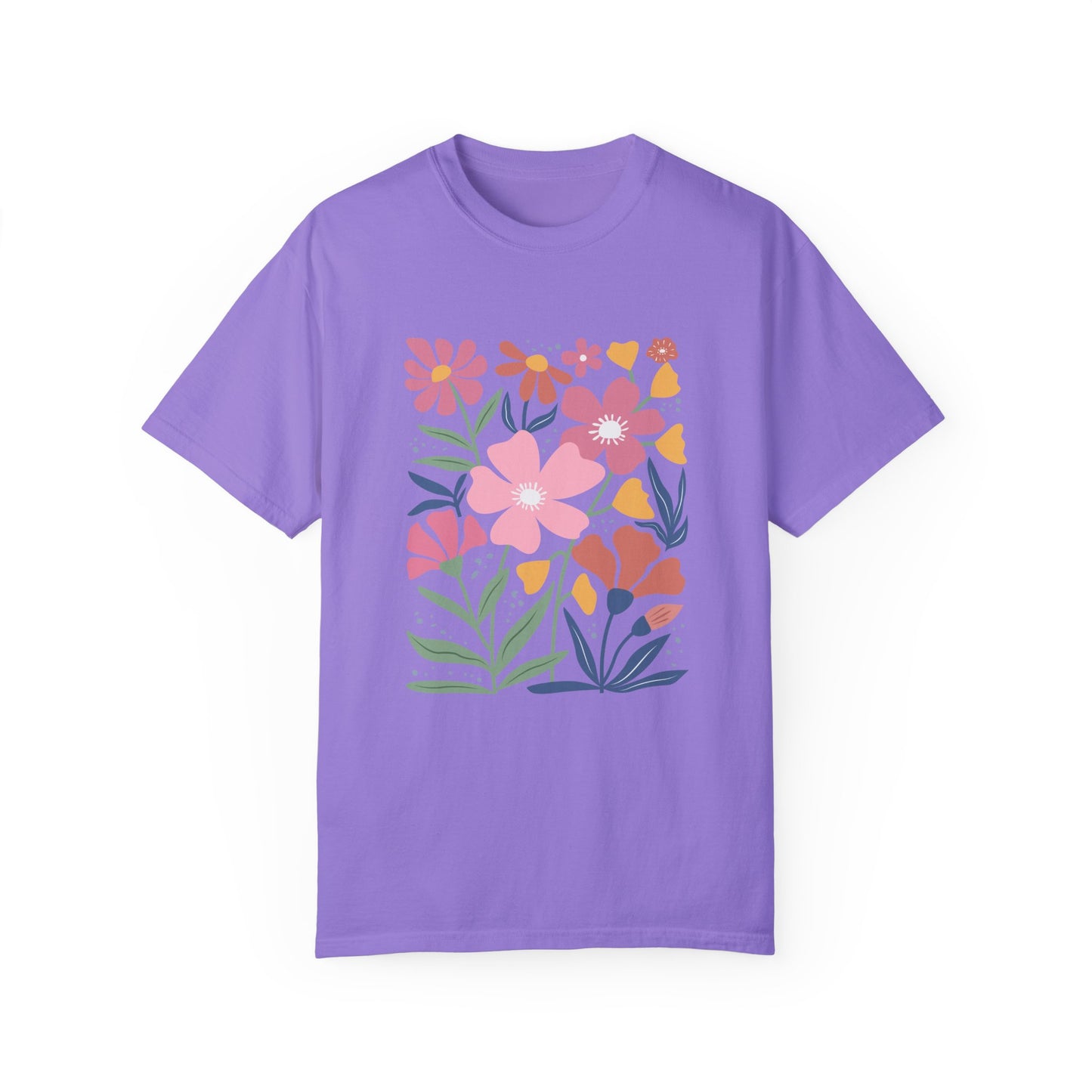 Boho Flowers Comfort Colors T-Shirt