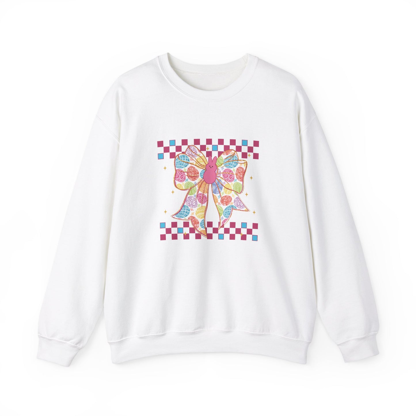 Retro Coquette Easter Bow Sweatshirt