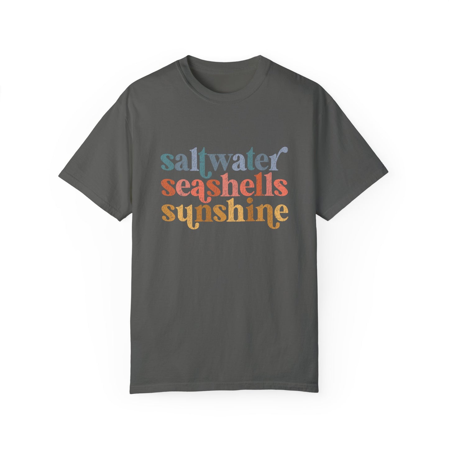 Saltwater Seashells Sunshine Comfort Colors Tee