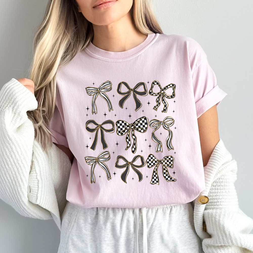 Bow Pattern Comfort Colors T-Shirt