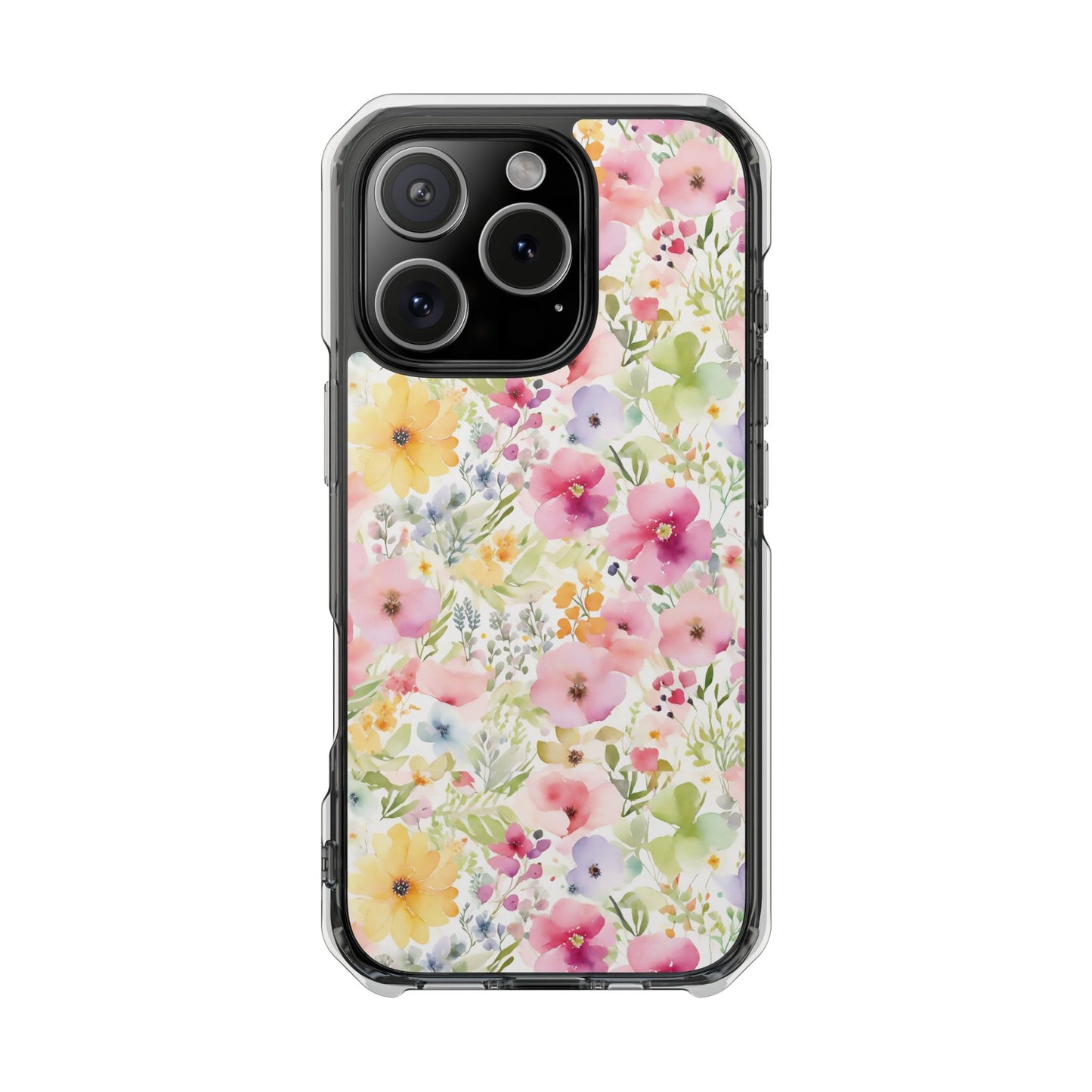 Floral PhoneMagnetic Clear Case