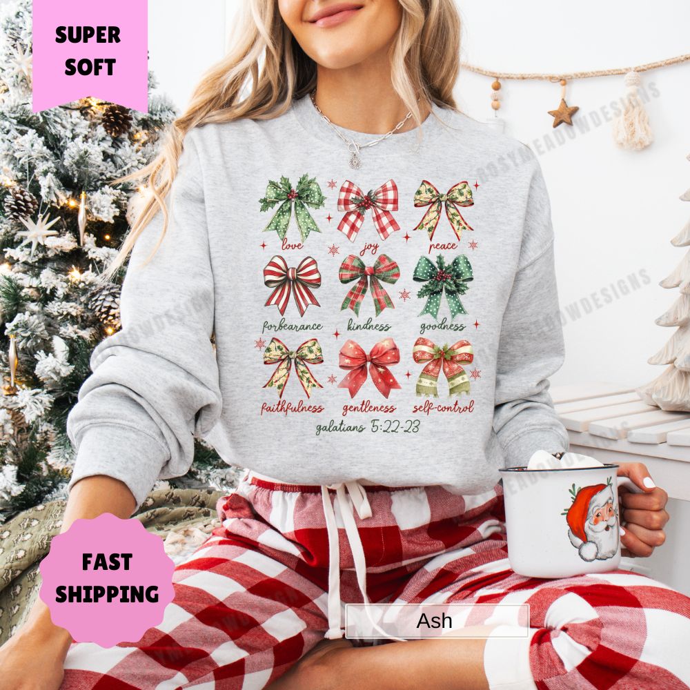 Christmas Bows Colette Galatians Women's Pullover Sweatshirt