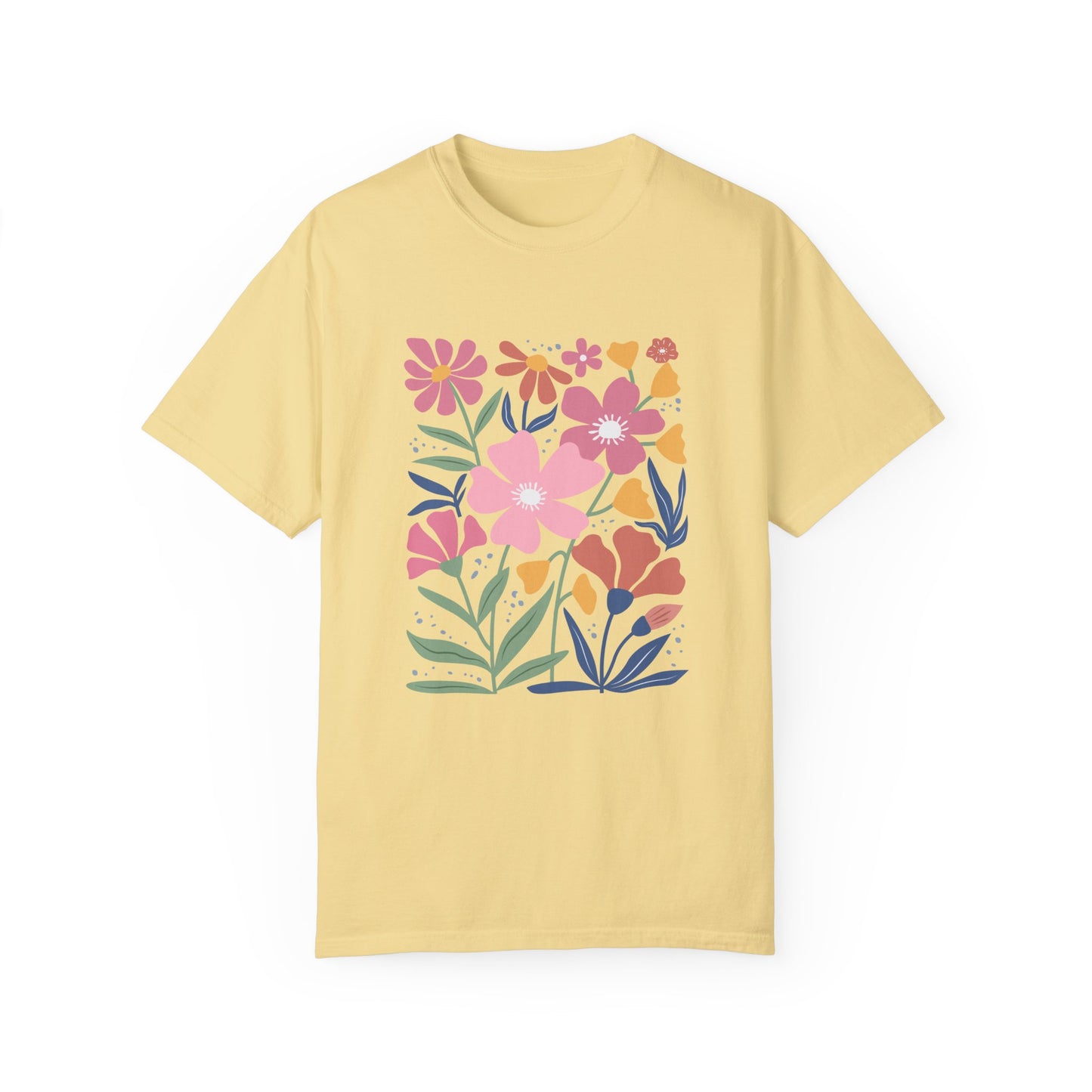 Boho Flowers Comfort Colors T-Shirt