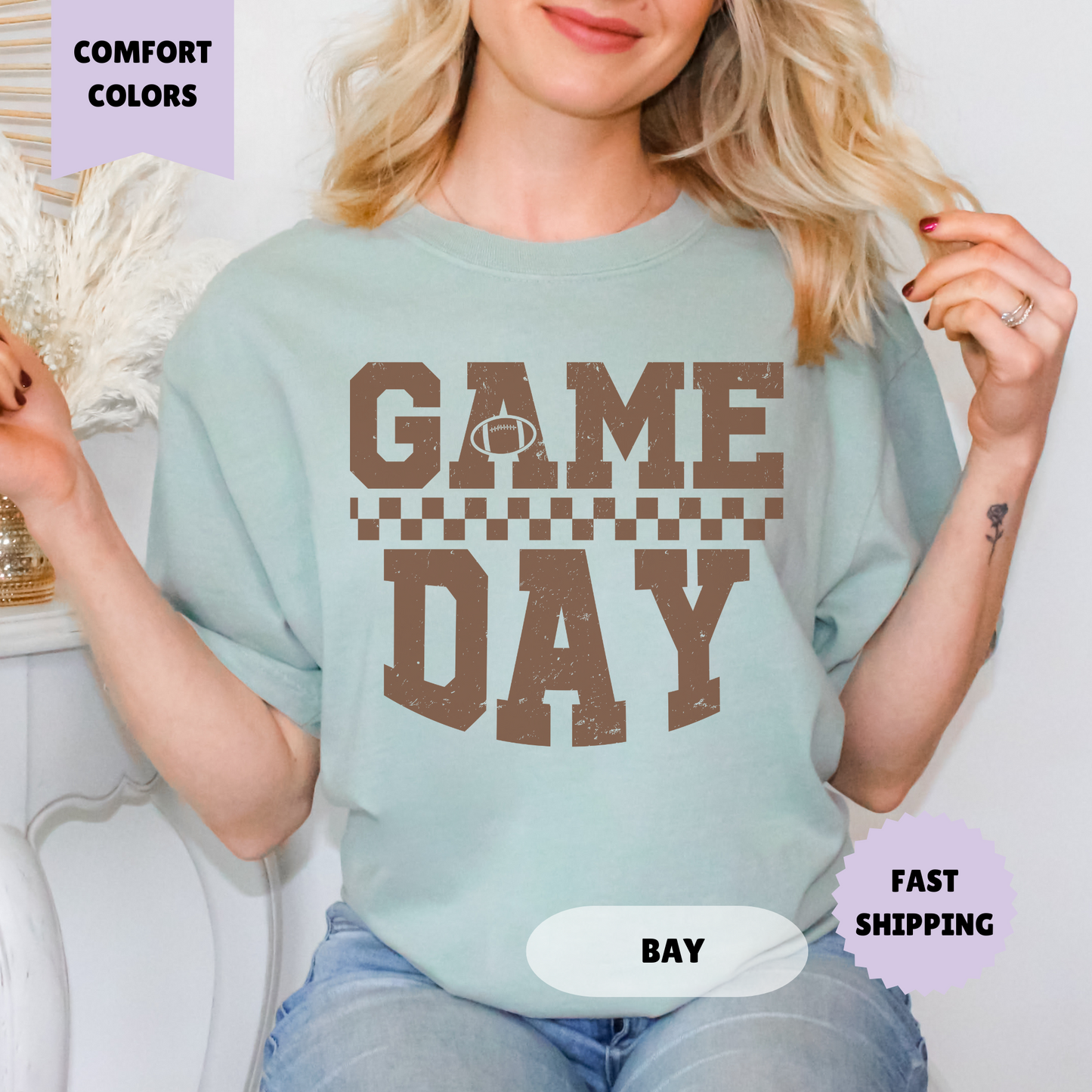 Football Lover Comfort Colors Shirt
