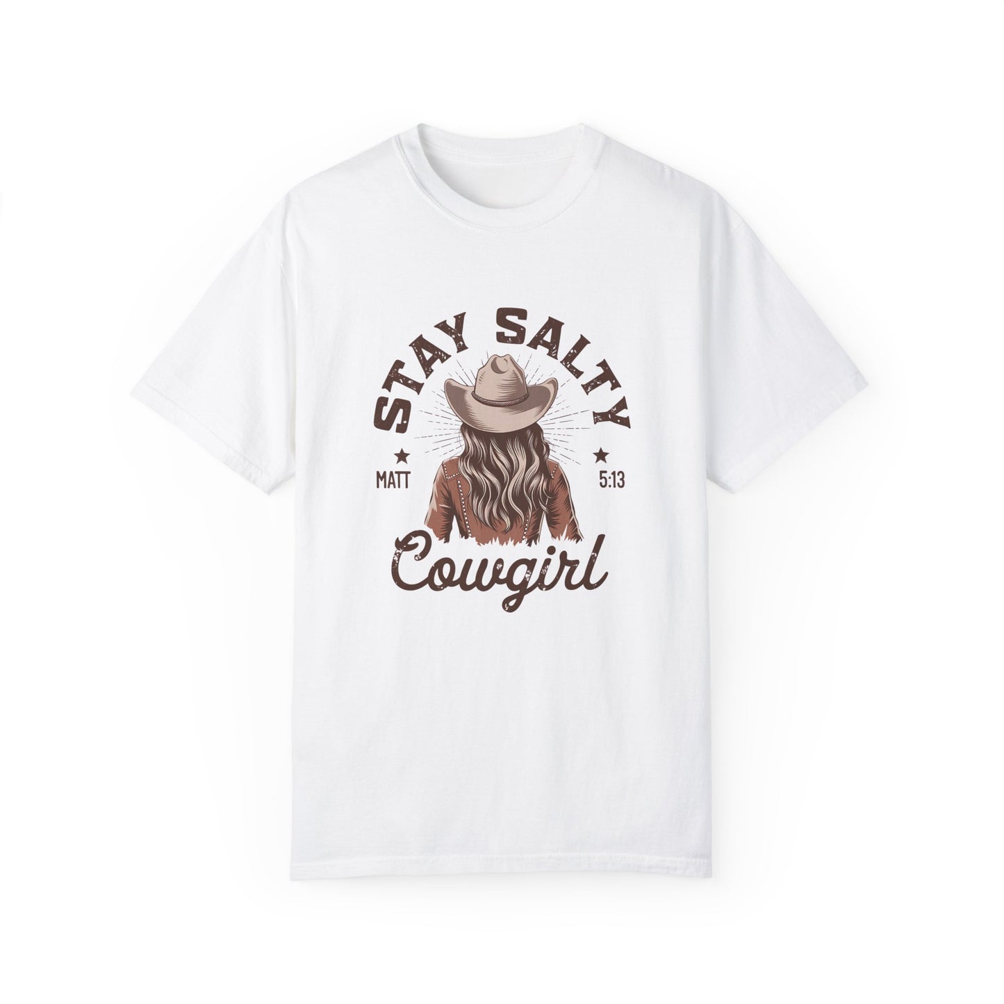 Stay Salty Cowgirl Comfort Colors Tee
