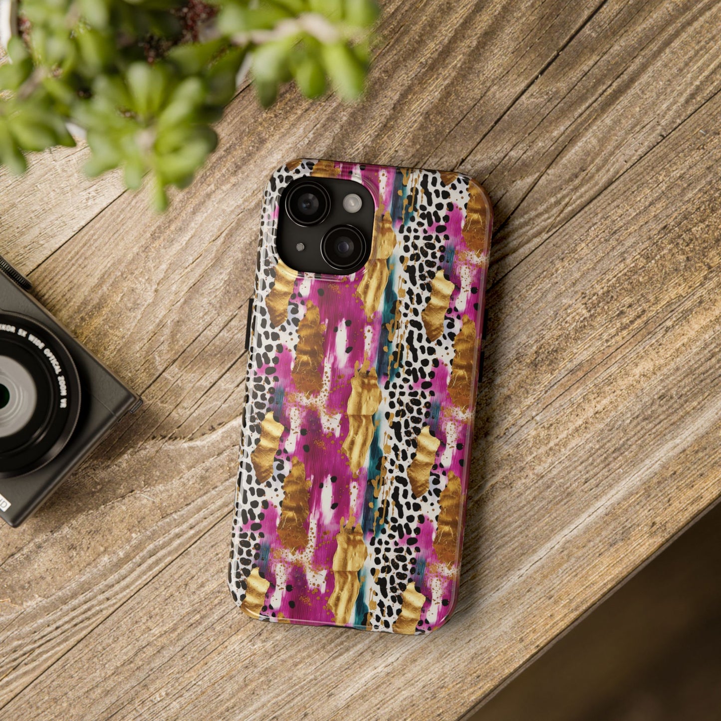 Leopard Print Tough Phone Case