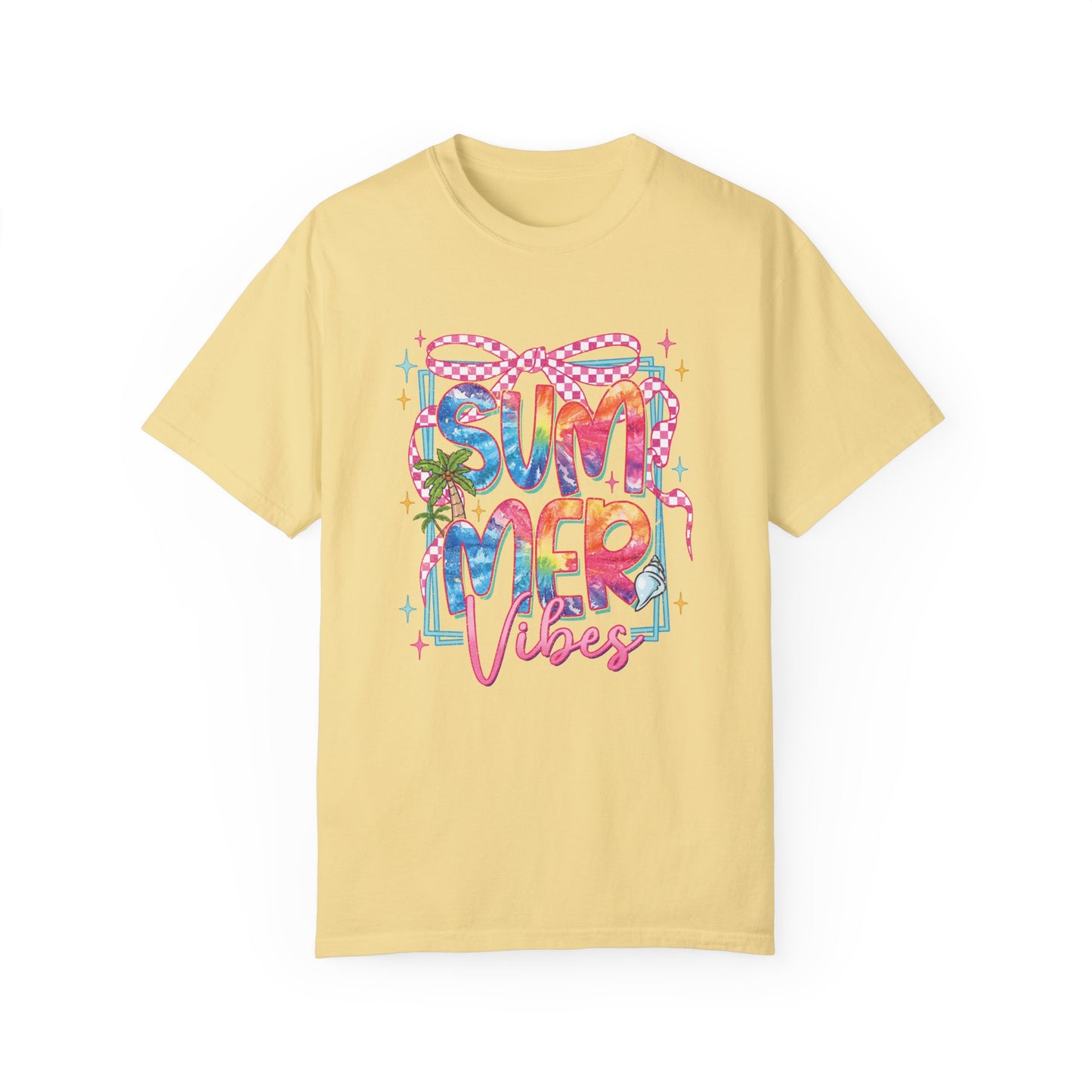 Summer Vibes Shirt Comfort Colors Graphic Tee