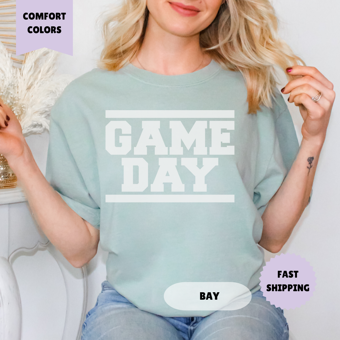 Game Day Football Comfort Colors Tee
