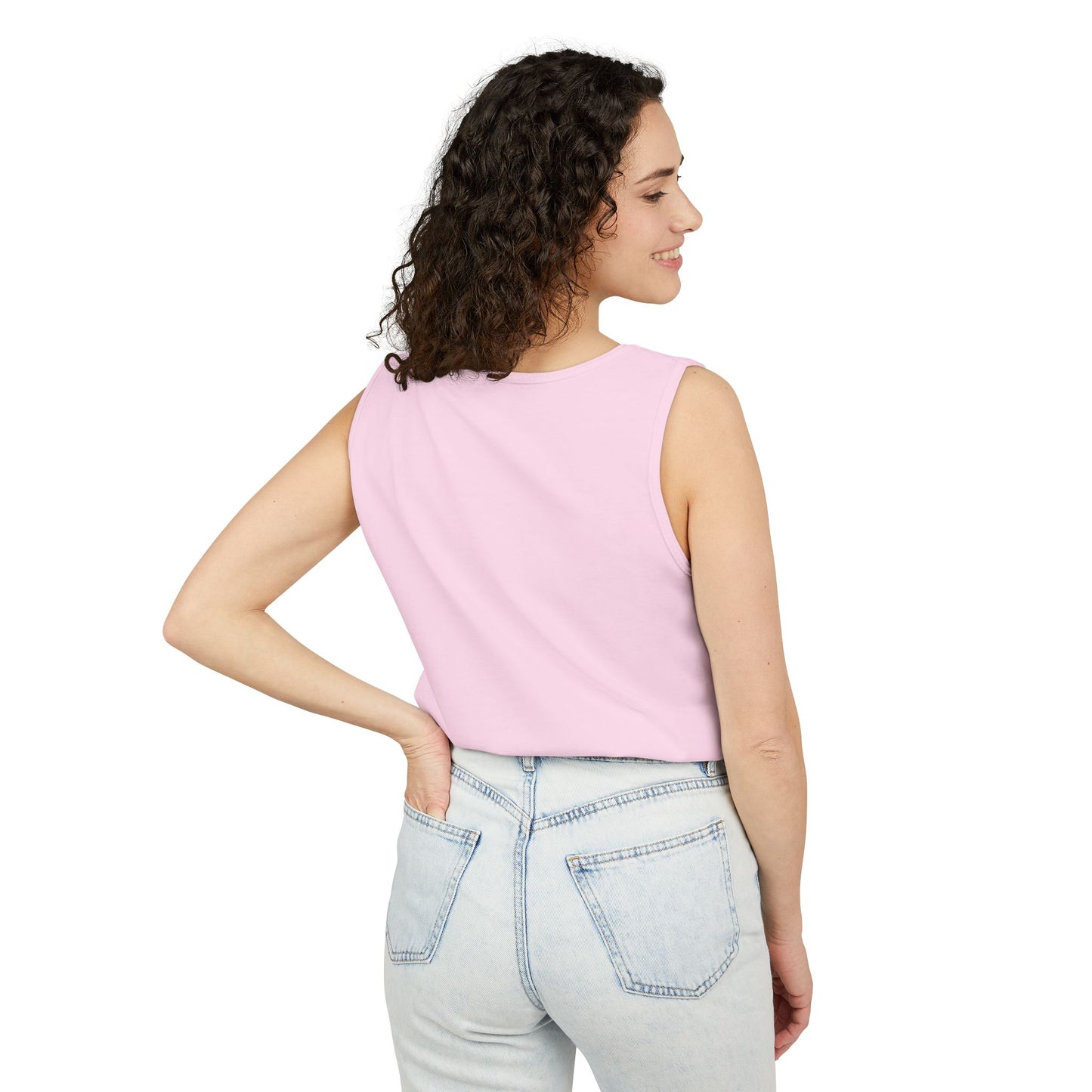 Coastal Vibes Comfort Colors Tank Top - Saltwater, Seashells, Sunshine