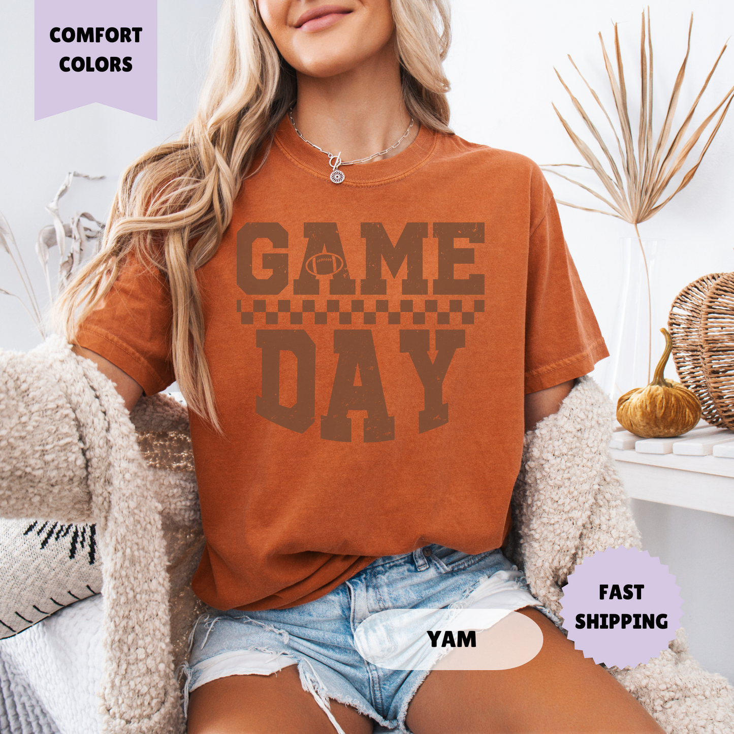 Football Lover Comfort Colors Shirt