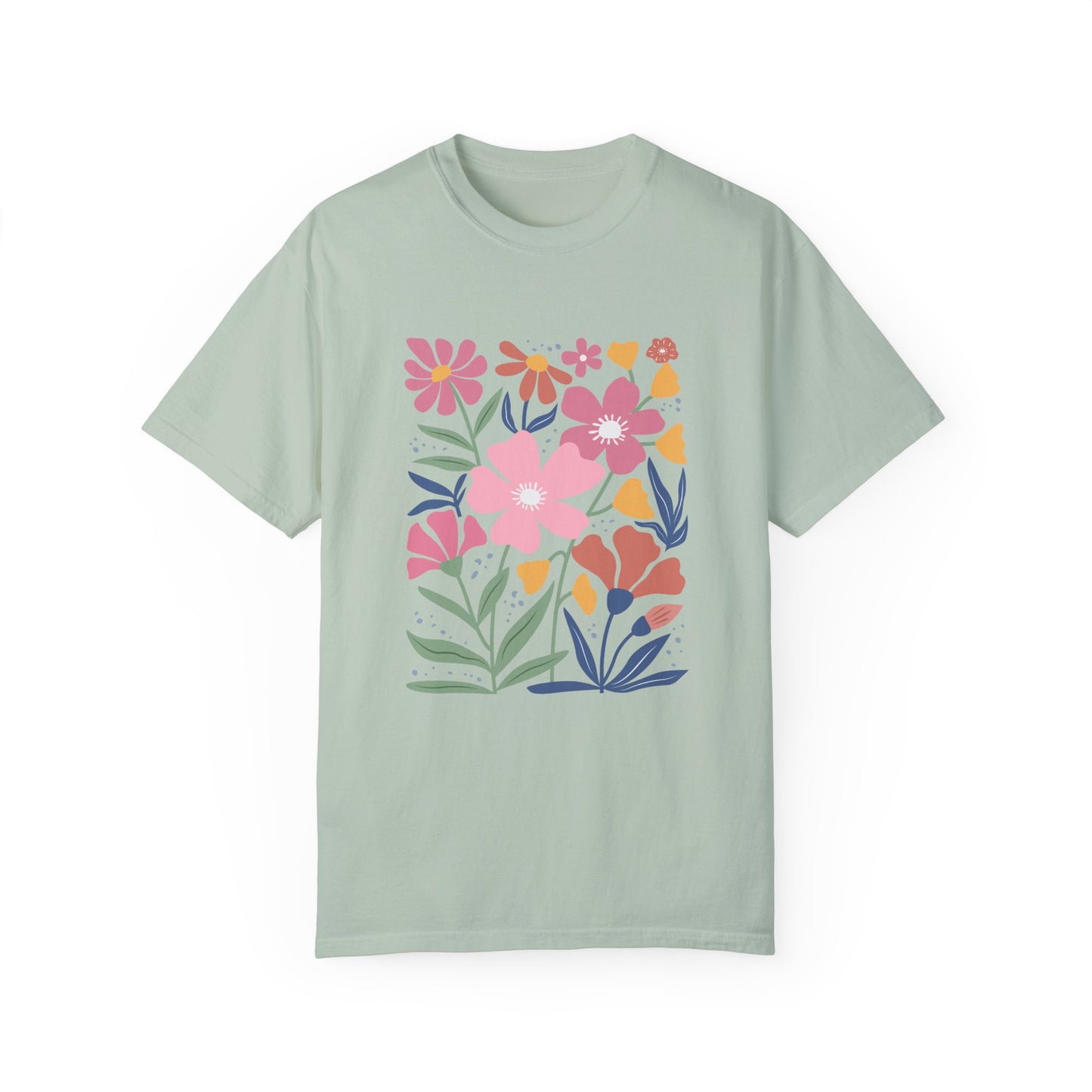 Boho Flowers Comfort Colors T-Shirt