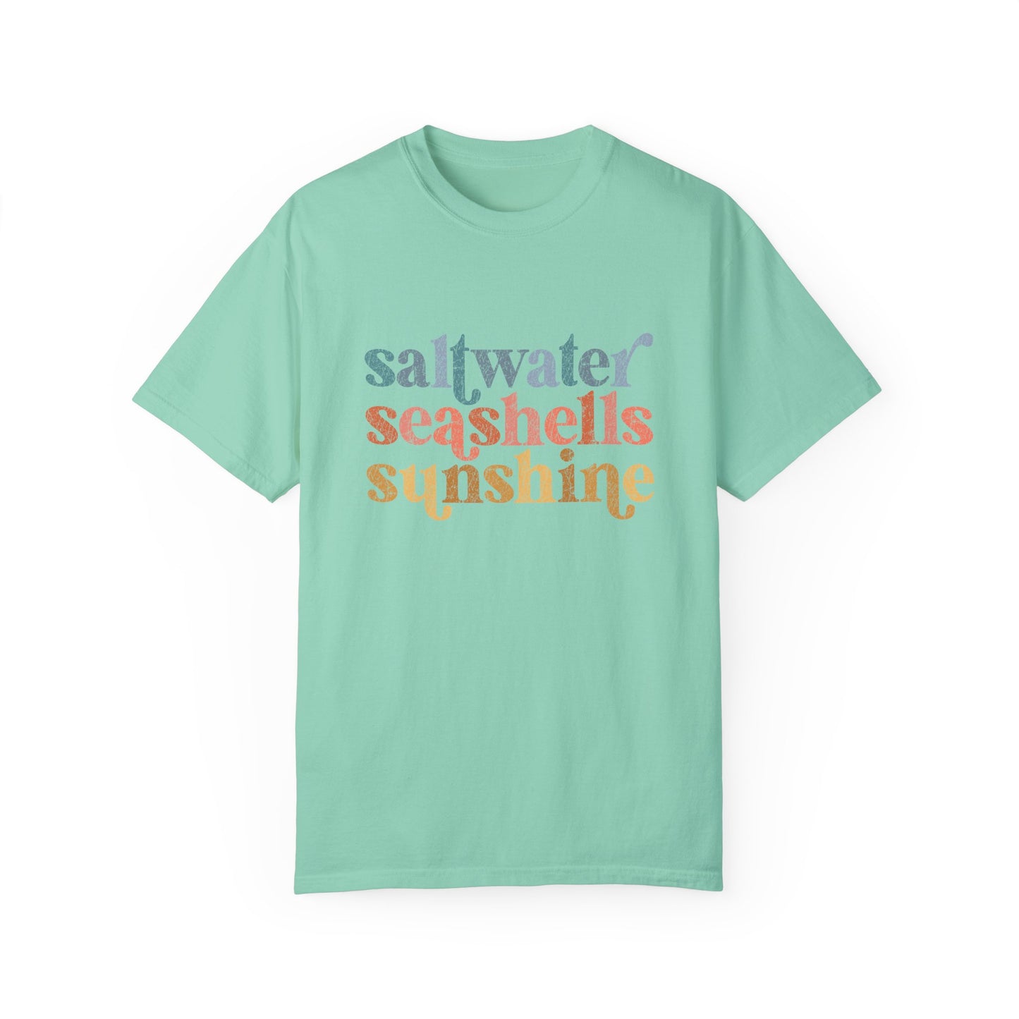 Saltwater Seashells Sunshine Comfort Colors Tee