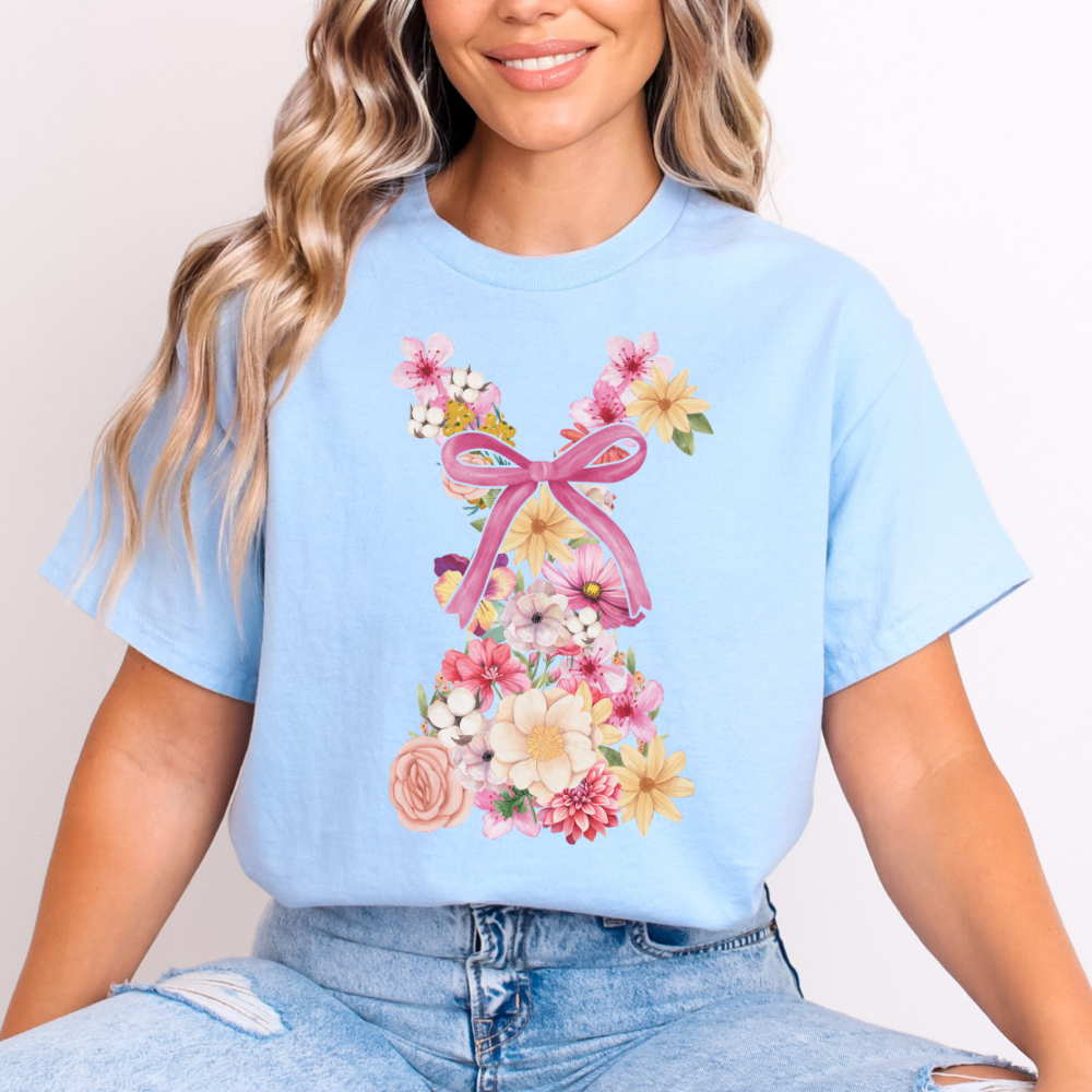 Floral Bow Tee