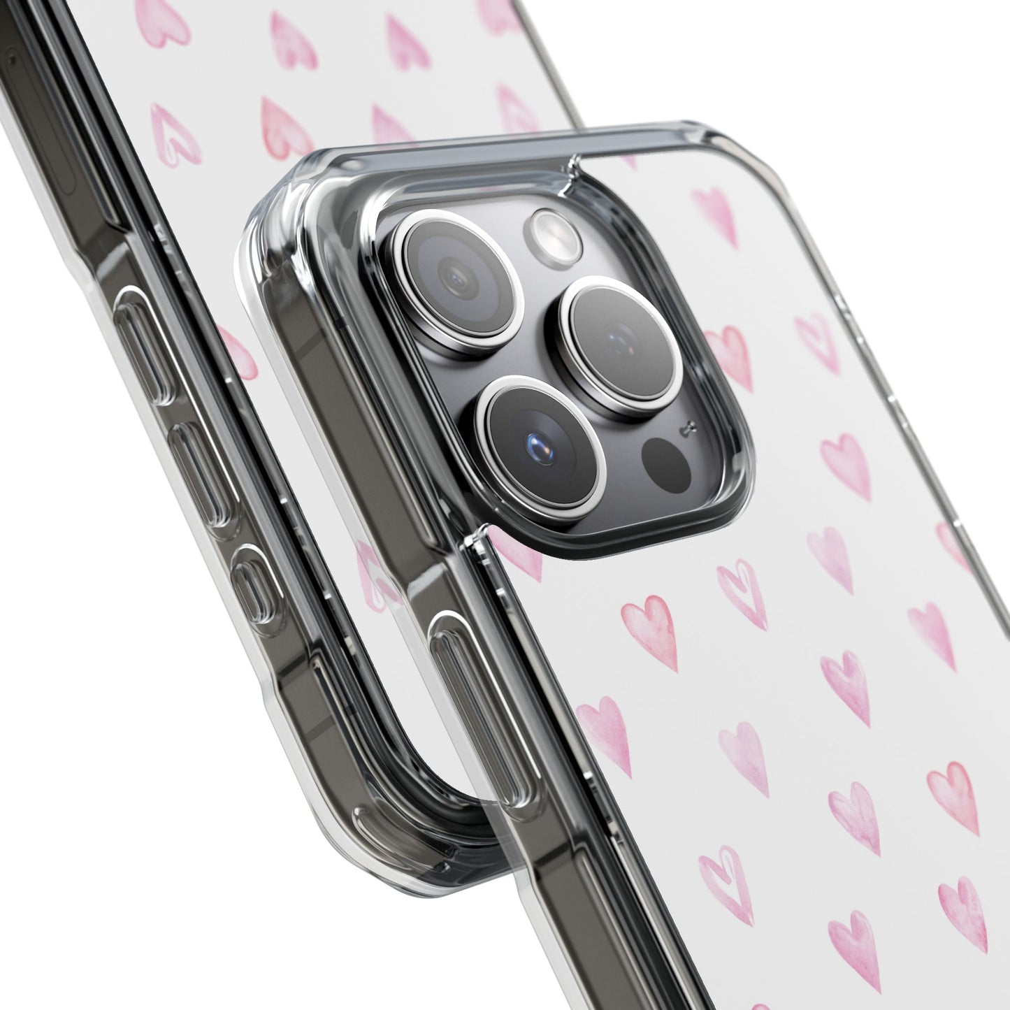 Heart Pattern Magnetic Phone Case