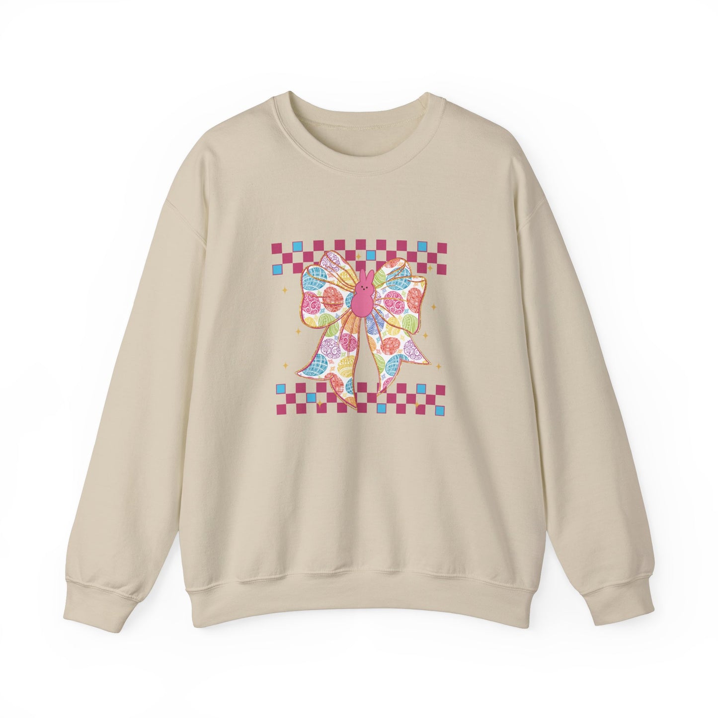 Retro Coquette Easter Bow Sweatshirt