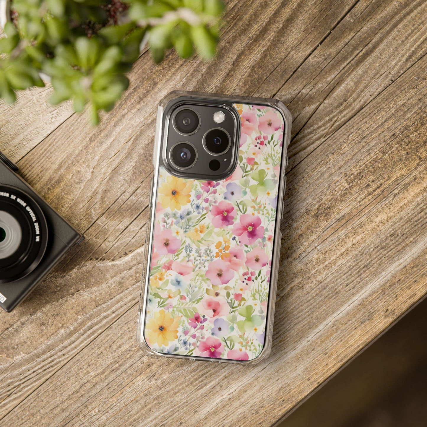 Floral PhoneMagnetic Clear Case