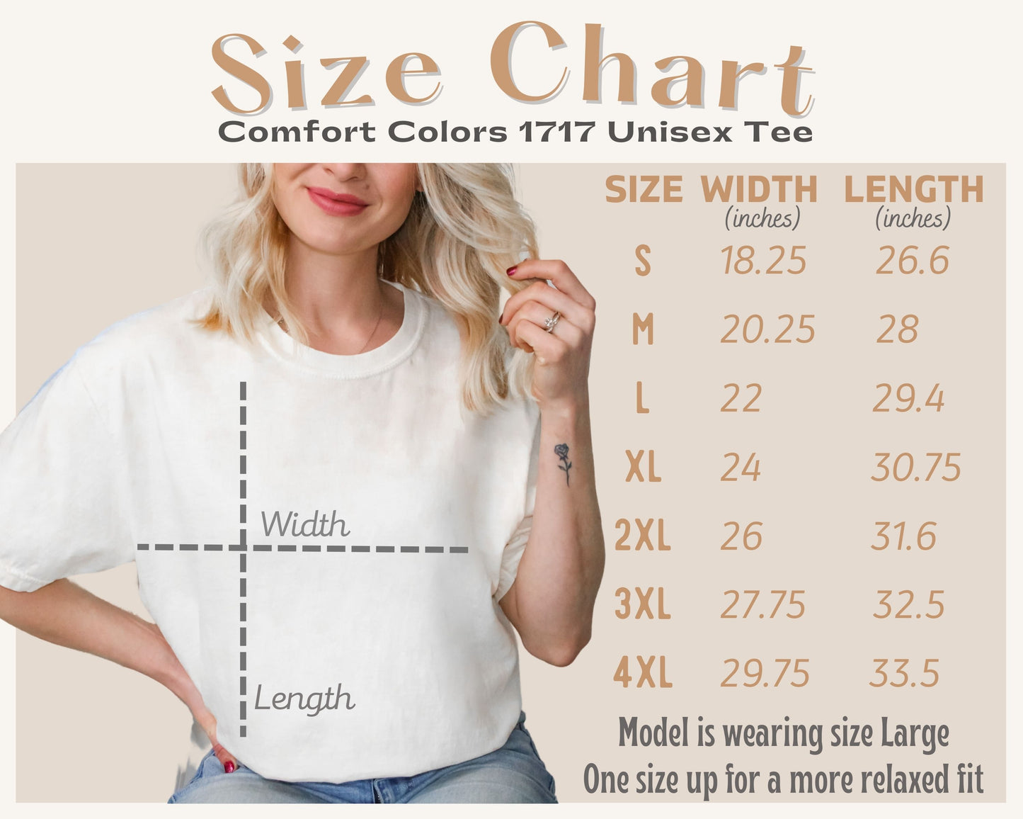Bow Pattern Comfort Colors T-Shirt