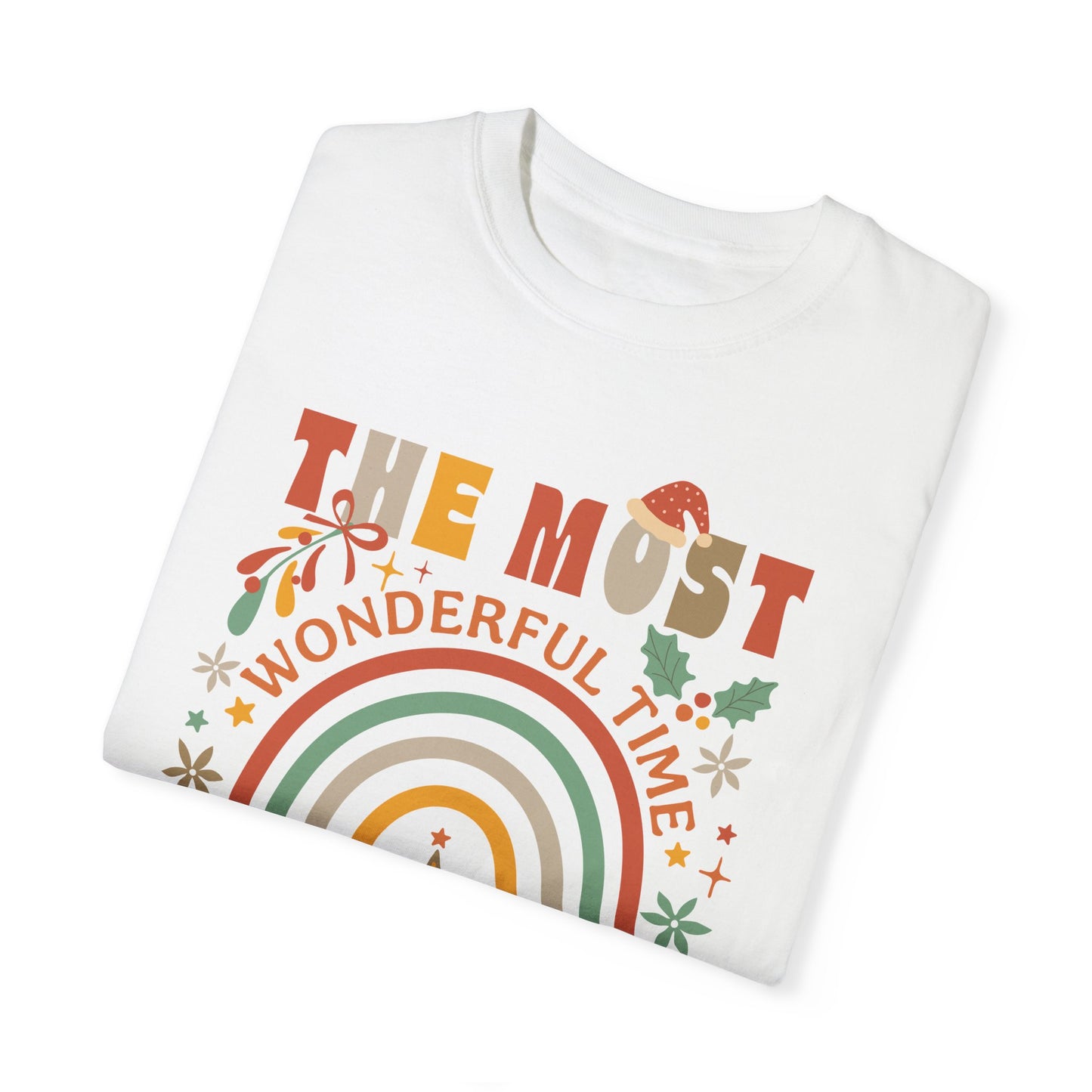 Christmas Women's T-Shirt - Boho Retro Holiday Style