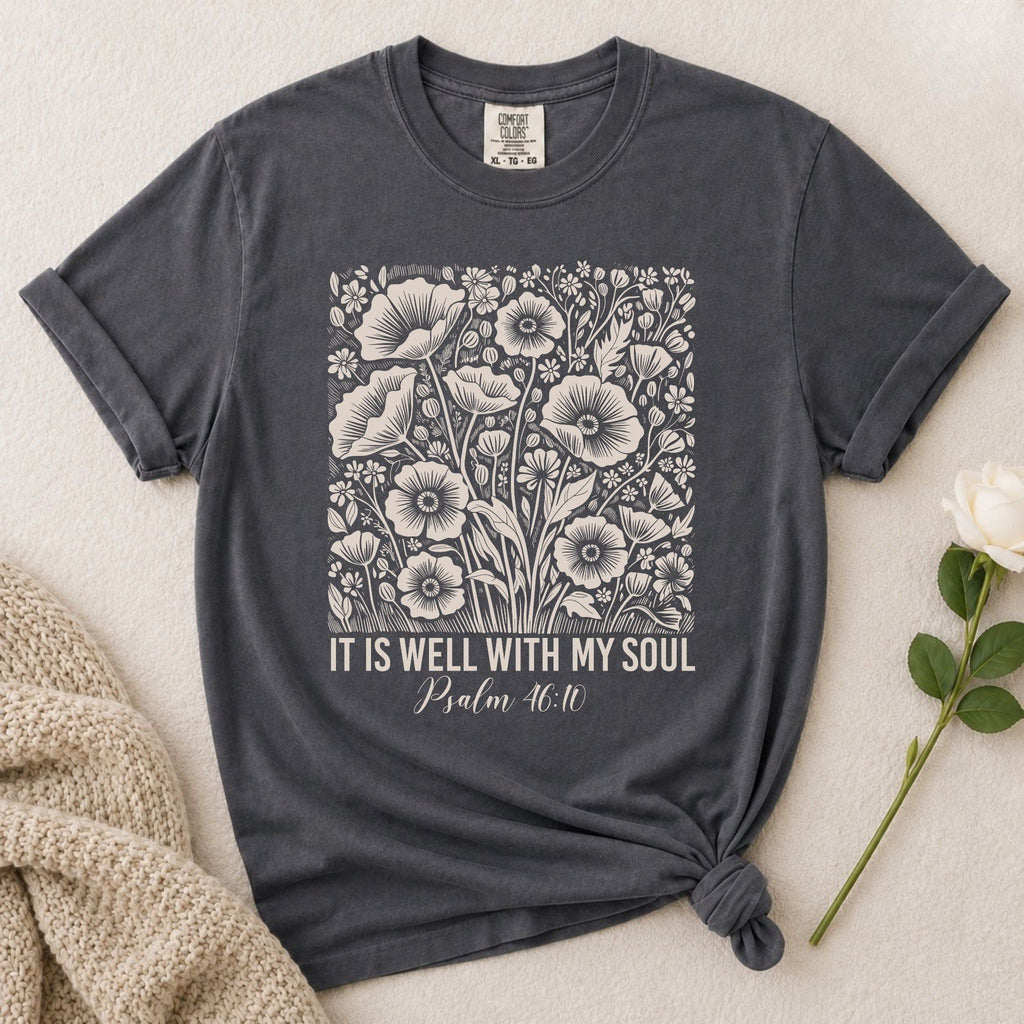 Vintage Floral Soul T-Shirt