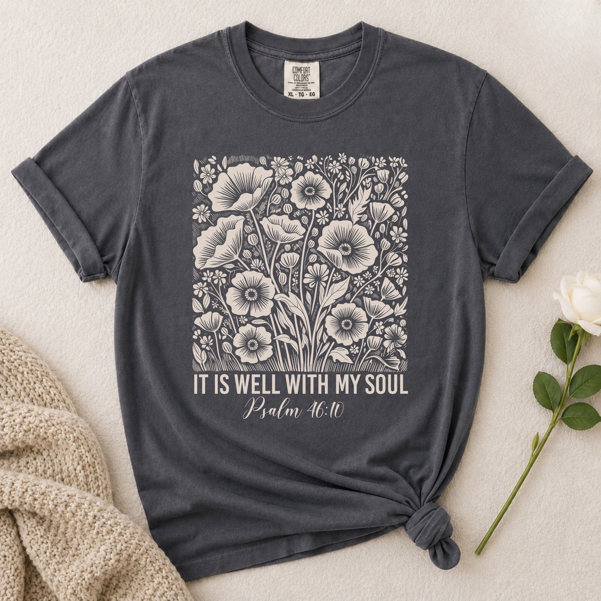 Vintage Floral Soul T-Shirt