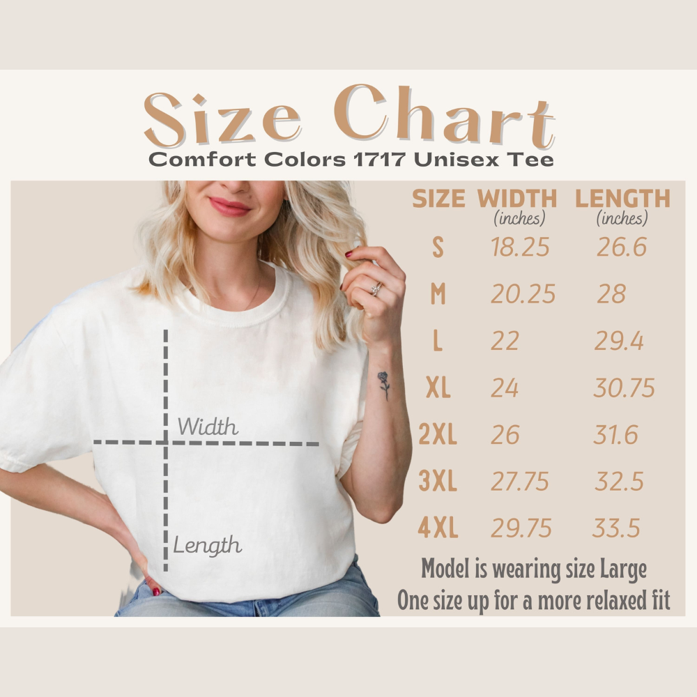 Happy Go Lucky Comfort Colors T-Shirt