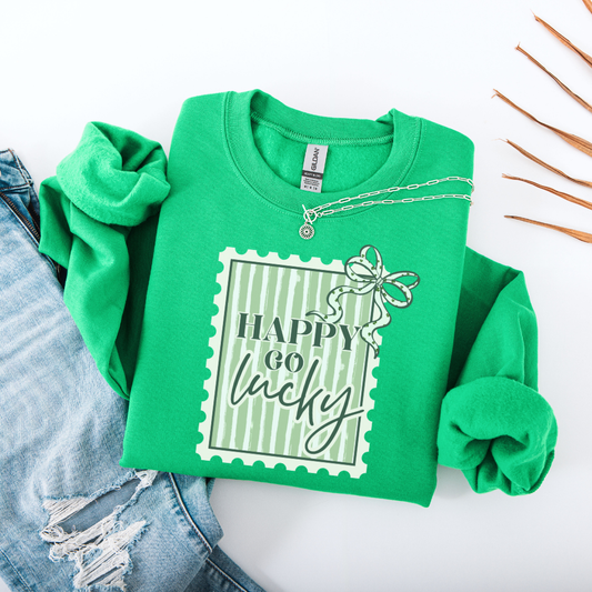 Happy Go Lucky Crewneck Sweatshirt