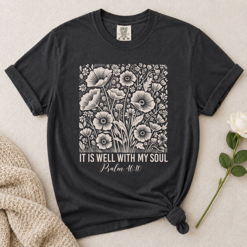 Vintage Floral Soul T-Shirt