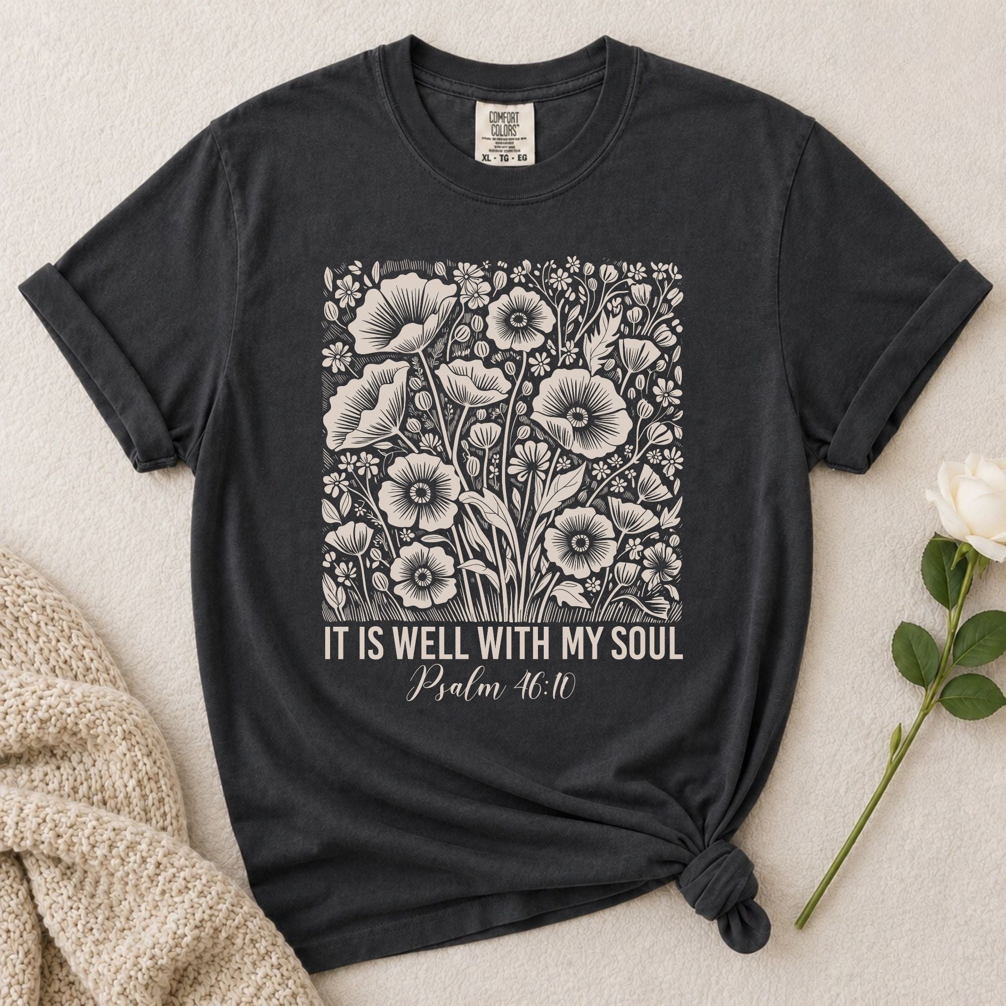 Vintage Floral Soul T-Shirt