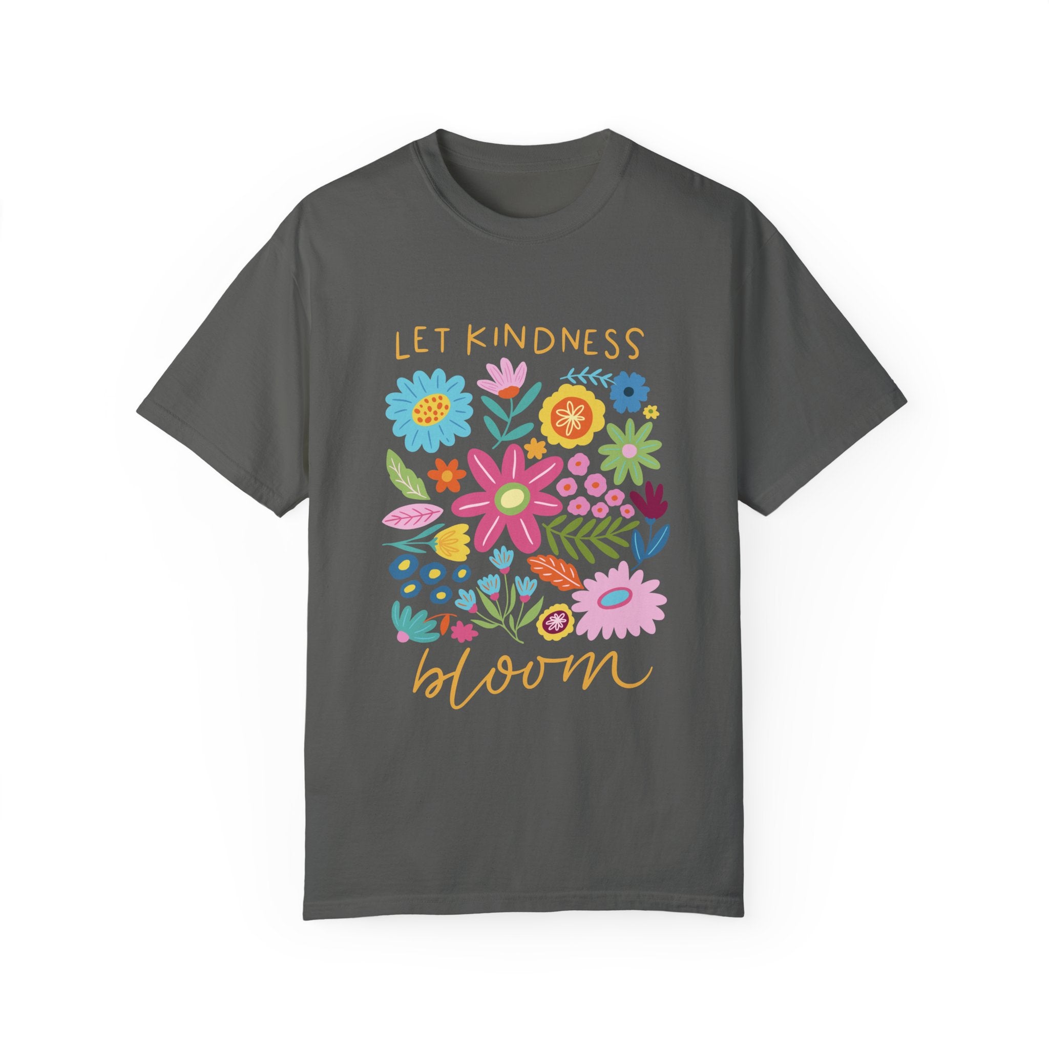 Let Kindness Bloom Floral Comfort Colors Tee