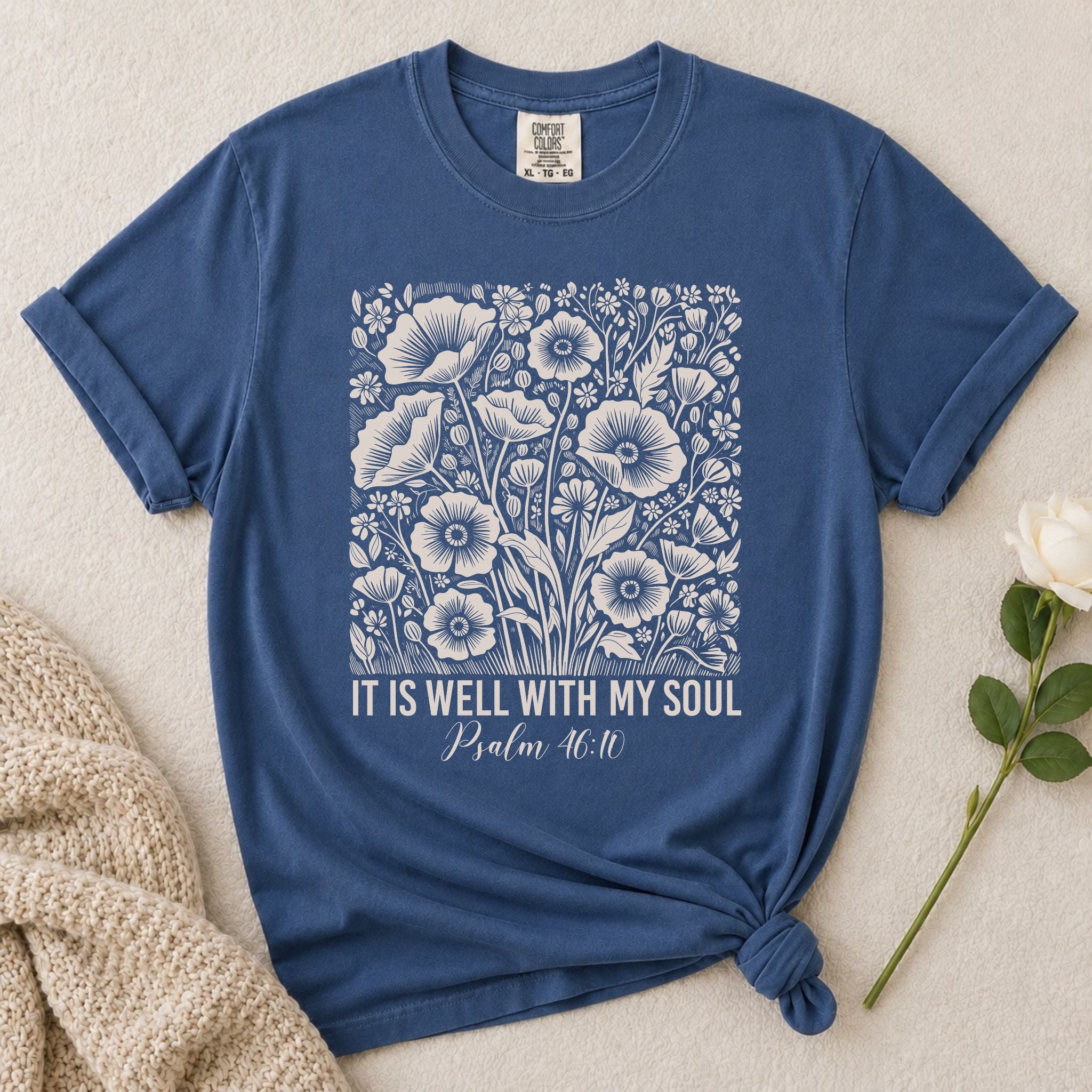 Vintage Floral Soul T-Shirt